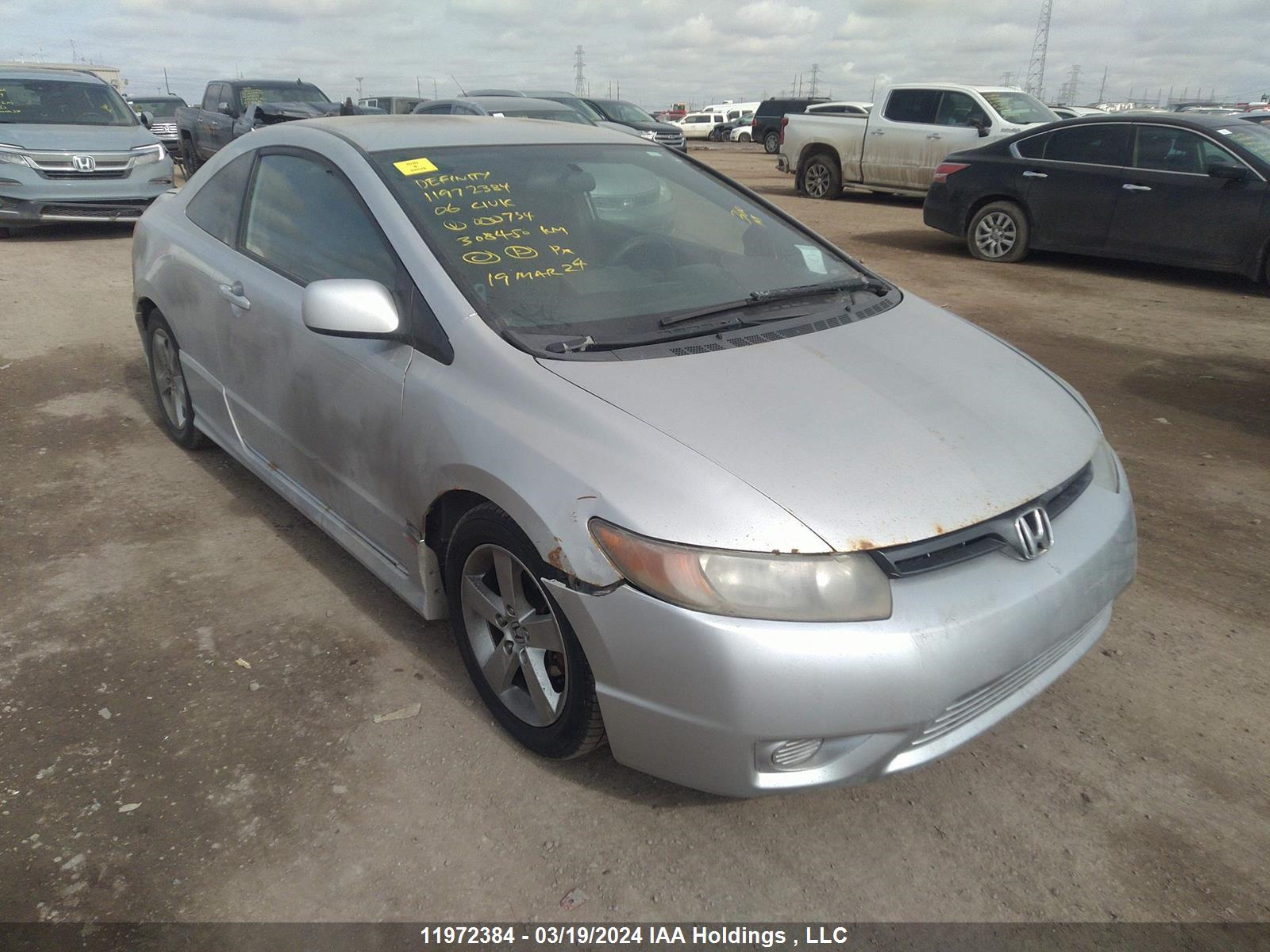 honda civic 2006 2hgfg12666h000734