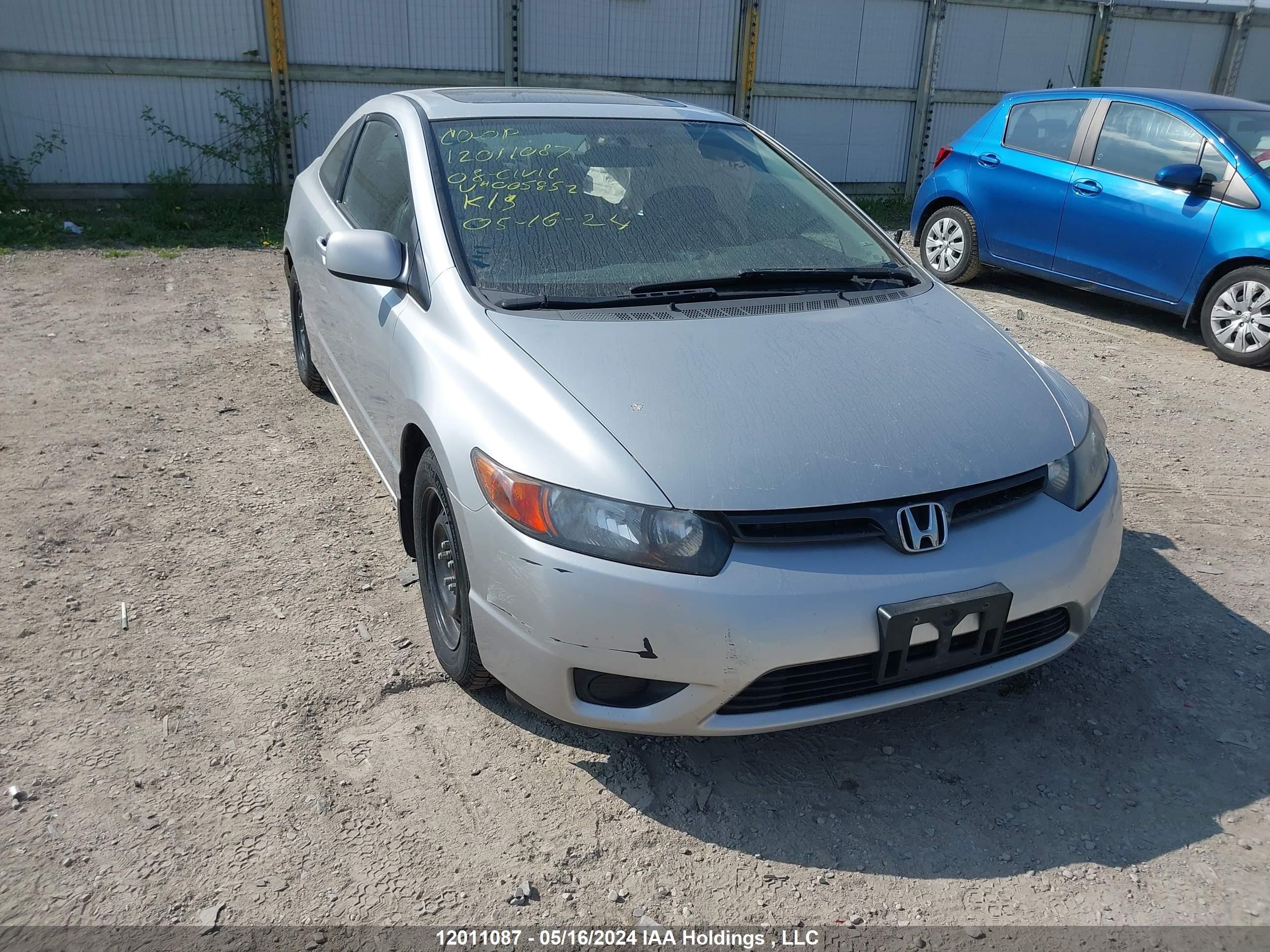 honda civic 2008 2hgfg12988h005852