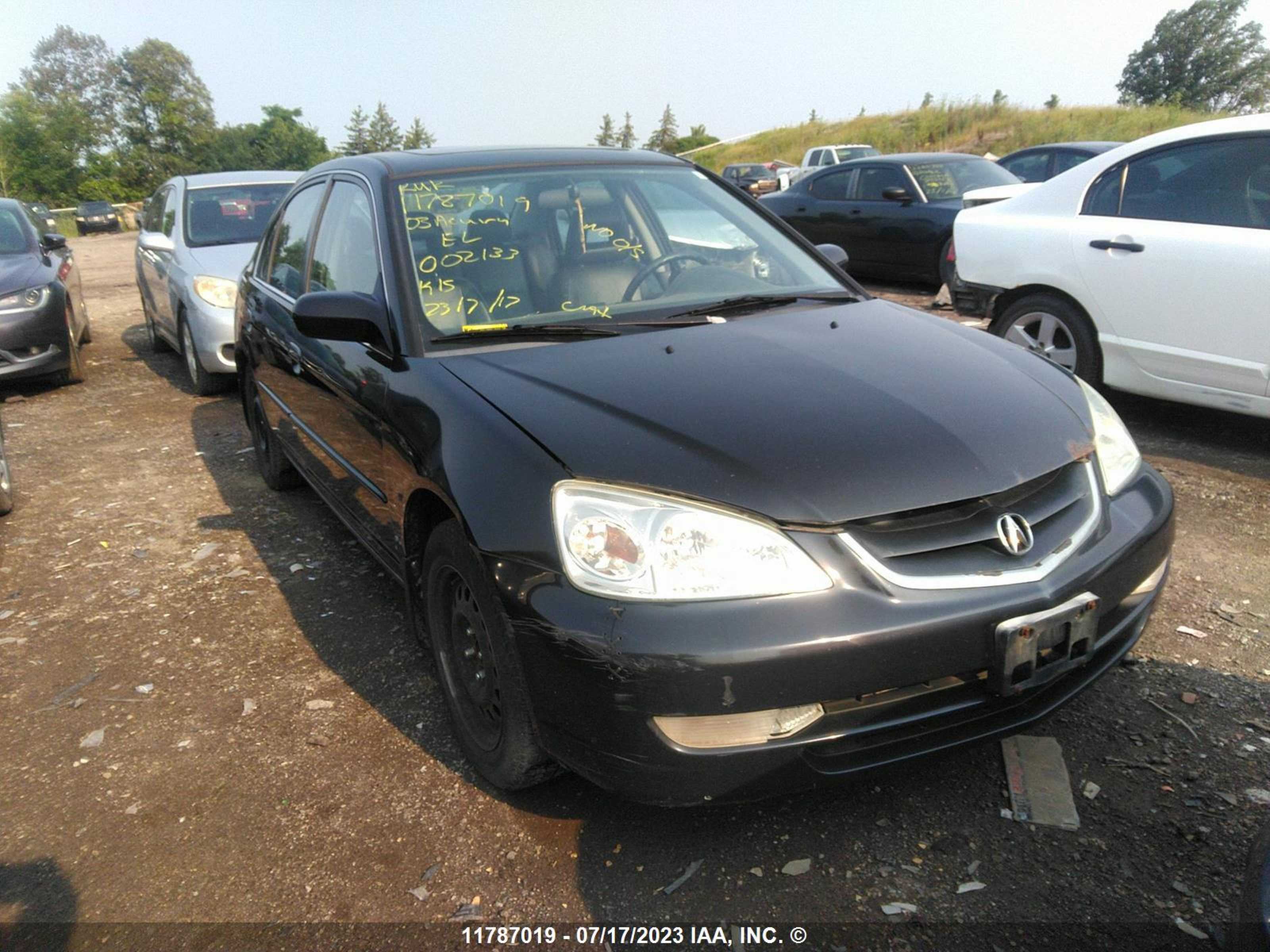 acura el 2003 2hhes36803h002133