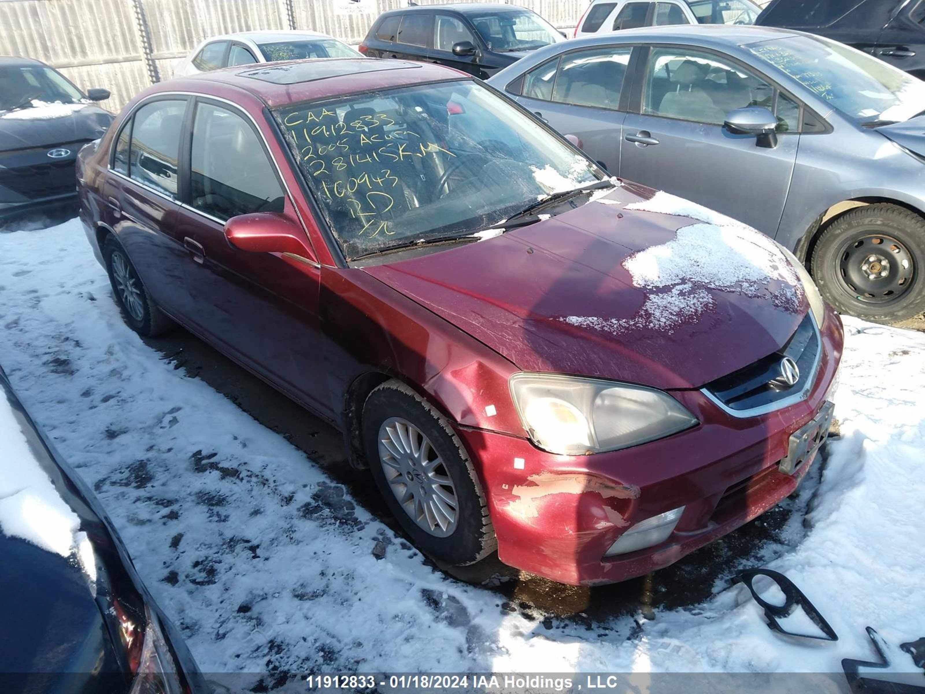 acura el 2005 2hhes36865h100943