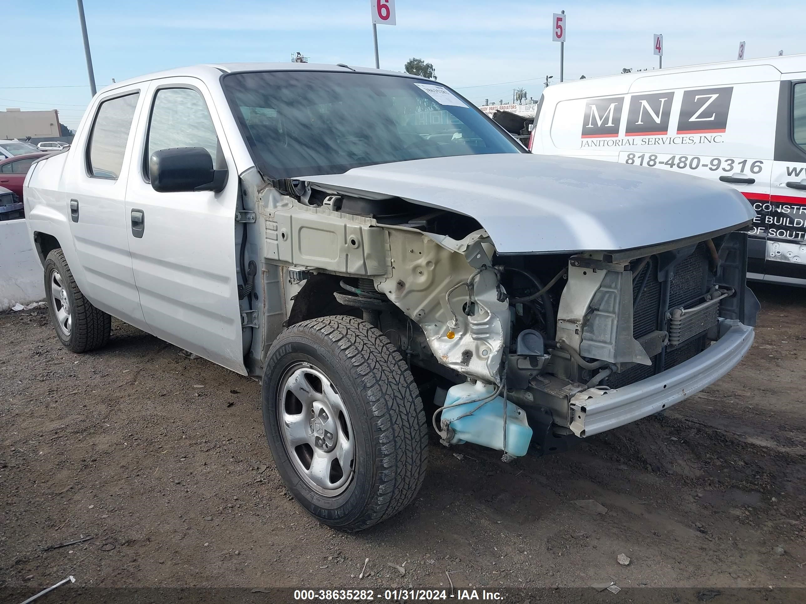 honda ridgeline 2007 2hjyk16247h521834