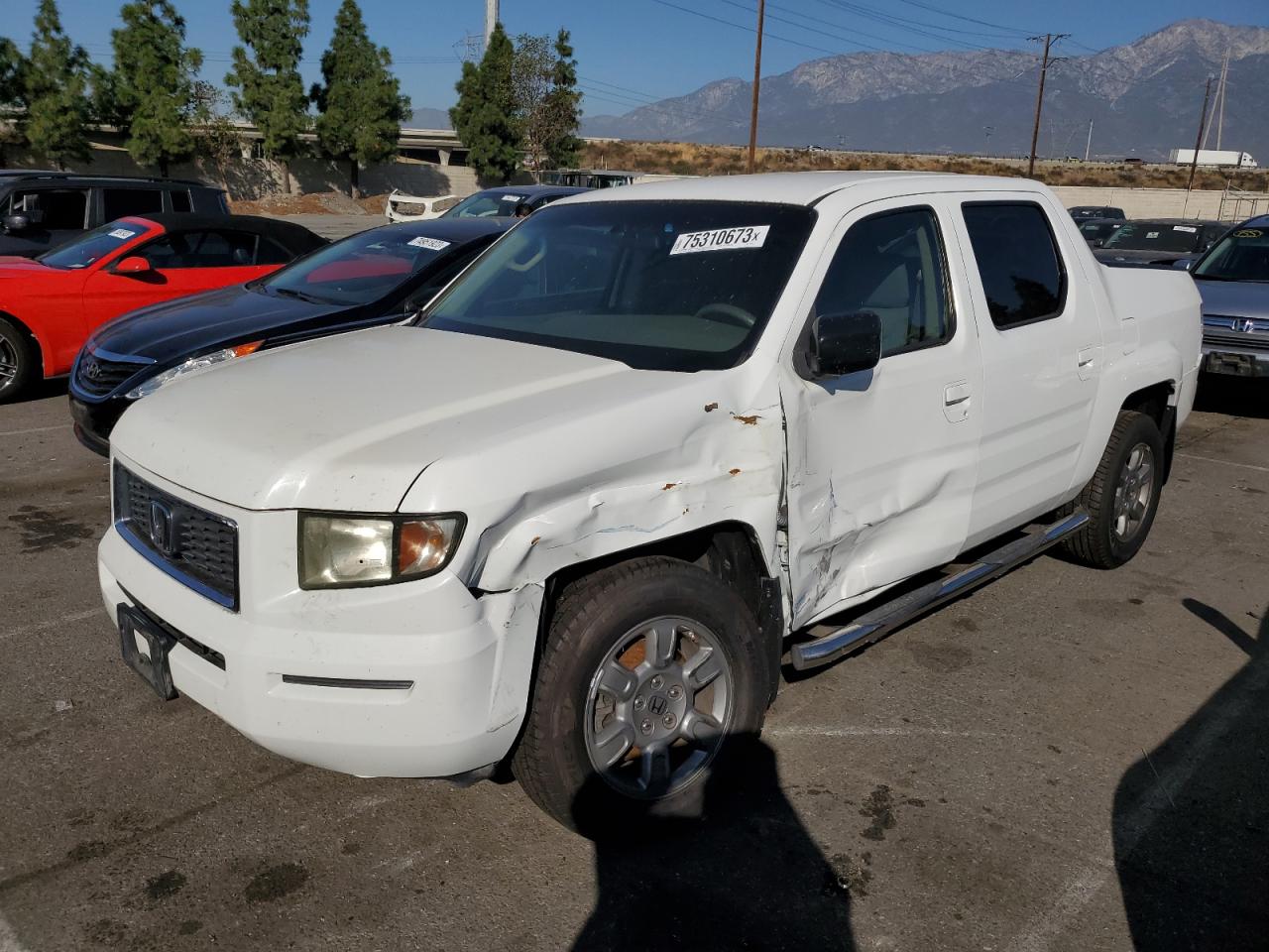 honda ridgeline 2007 2hjyk16367h535887