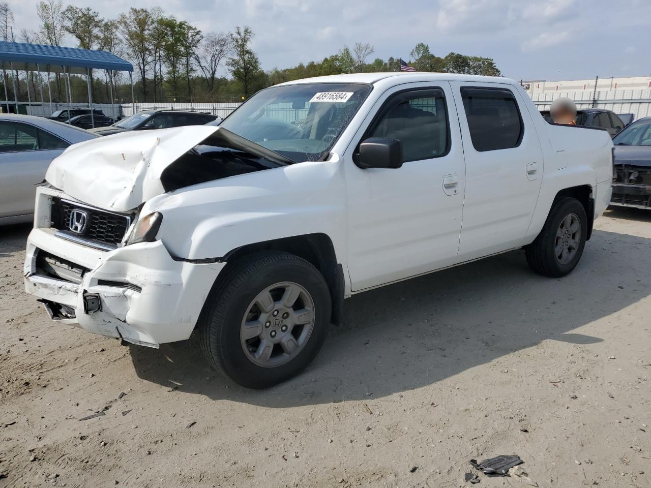 honda ridgeline 2007 2hjyk163x7h527324