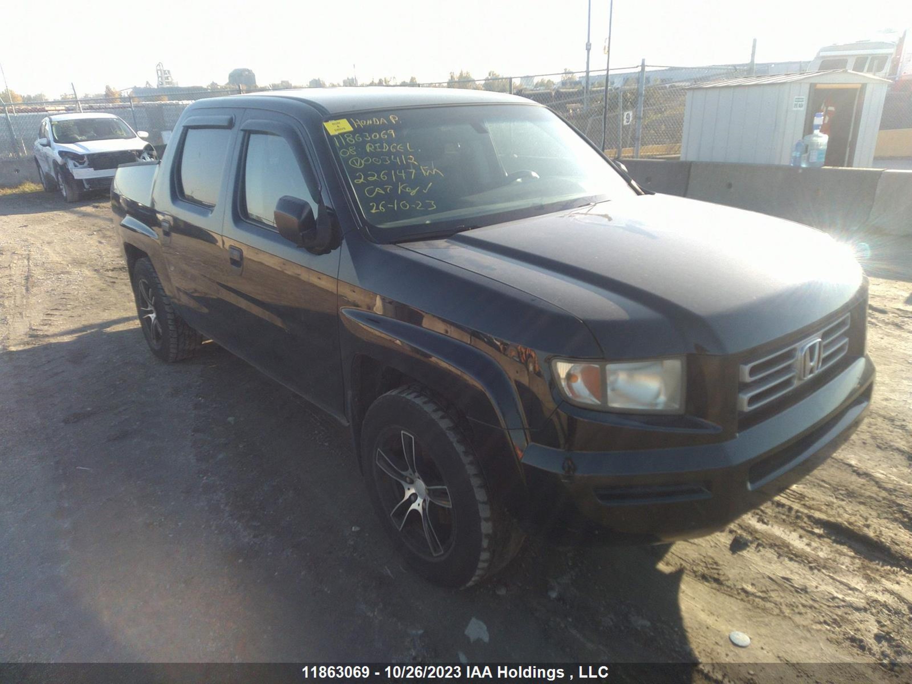 honda ridgeline 2008 2hjyk16438h003412