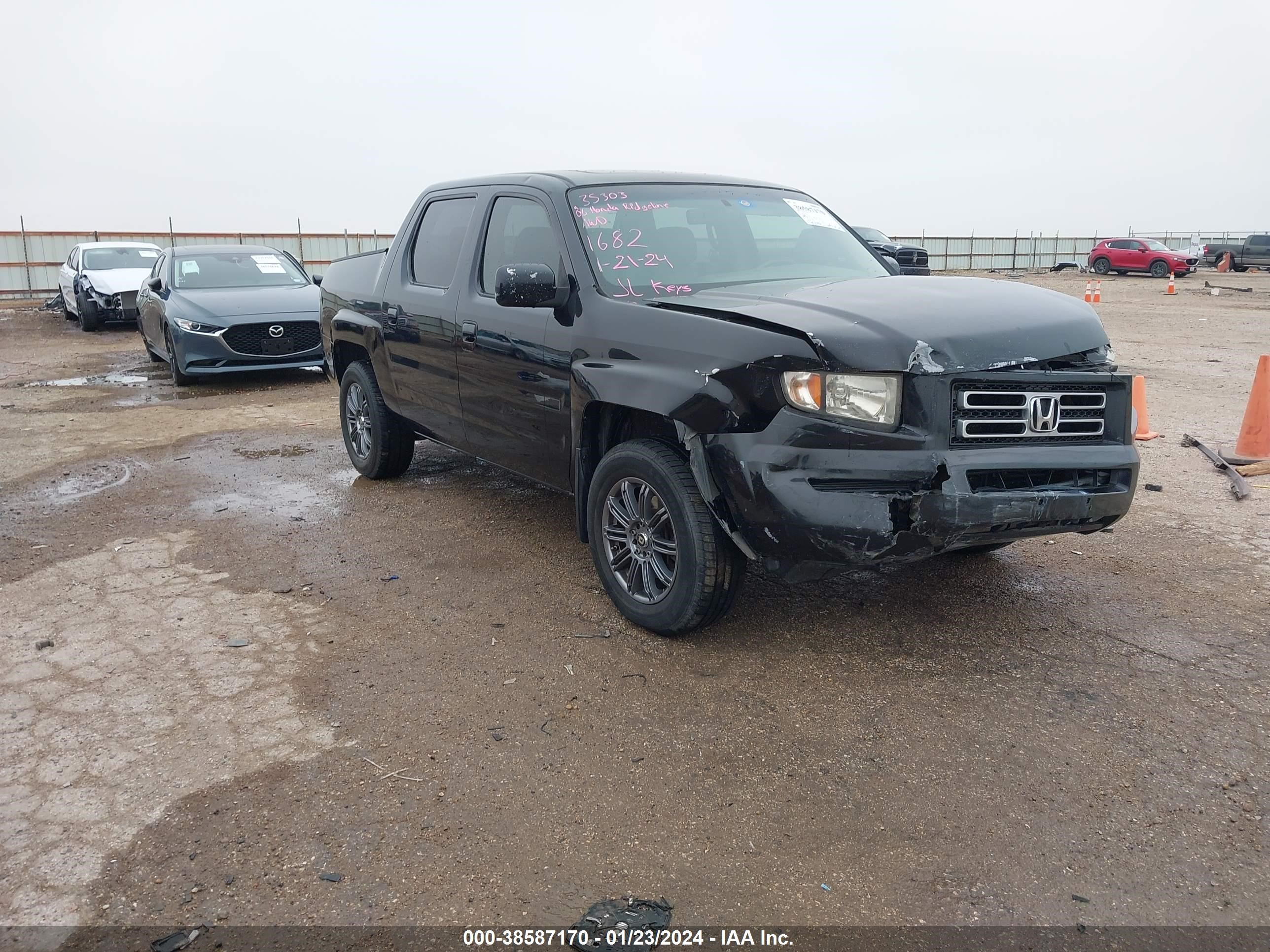 honda ridgeline 2006 2hjyk16506h511682