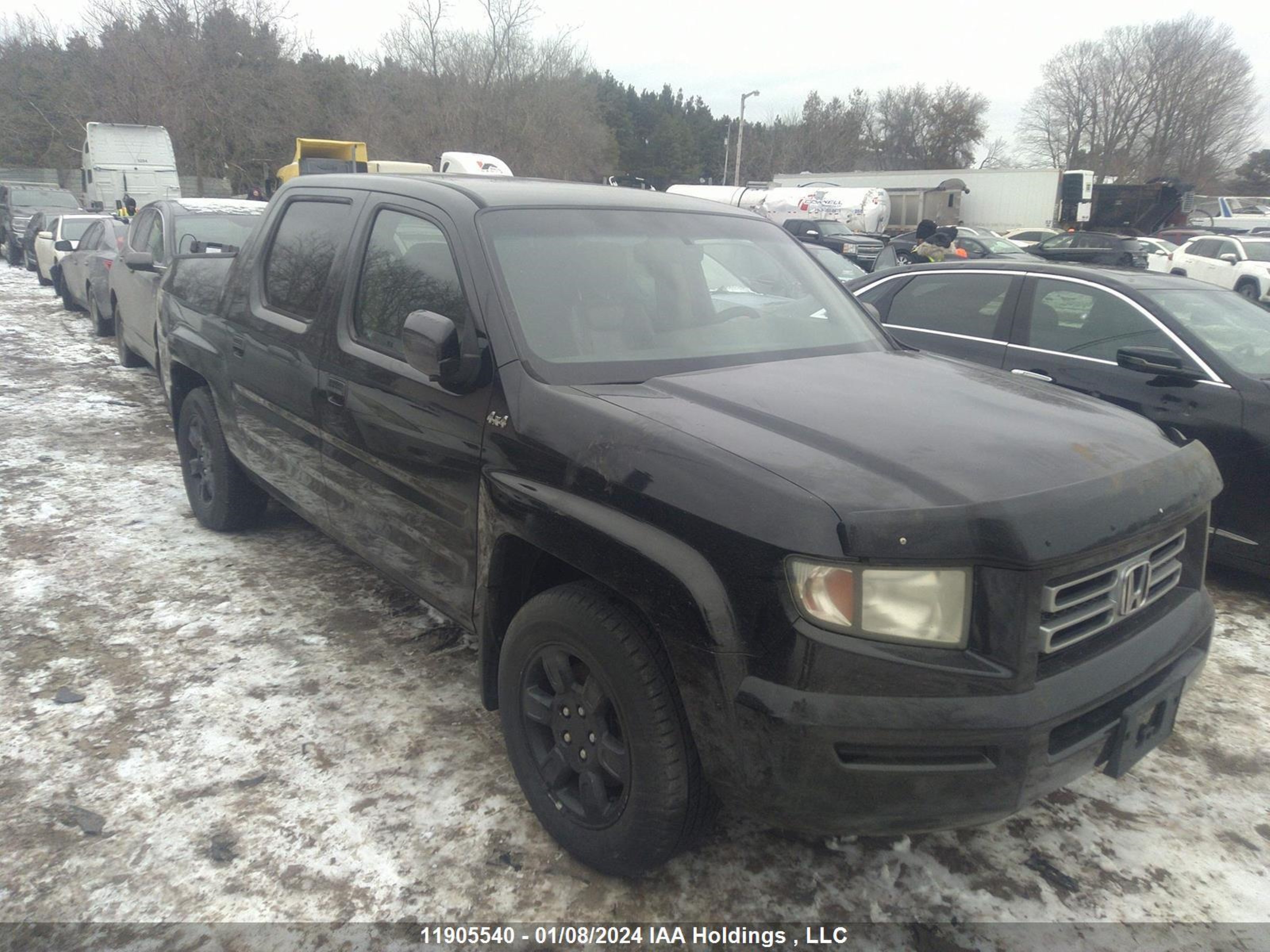 honda ridgeline 2007 2hjyk16527h002131