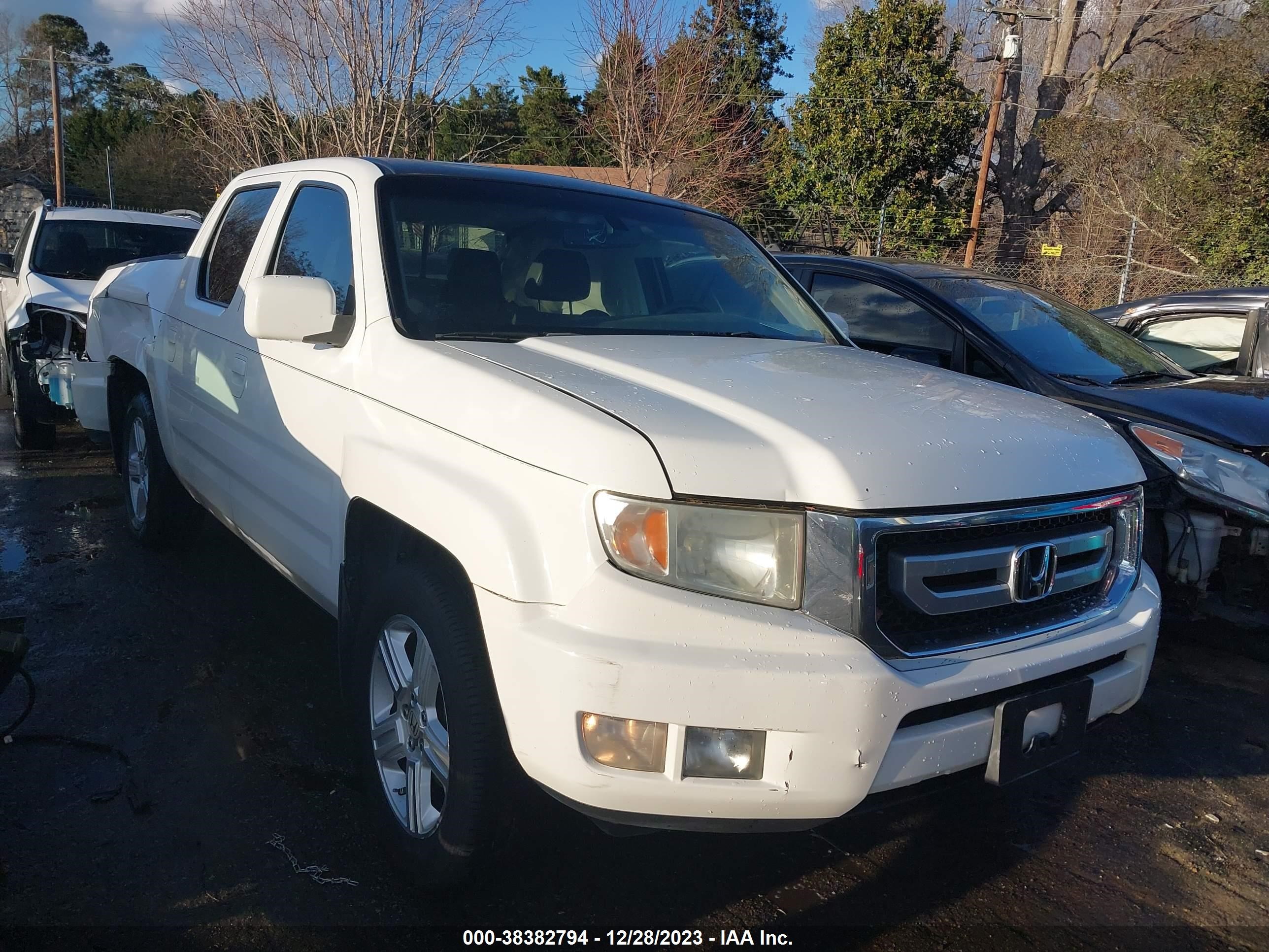 honda ridgeline 2009 2hjyk16529h500137