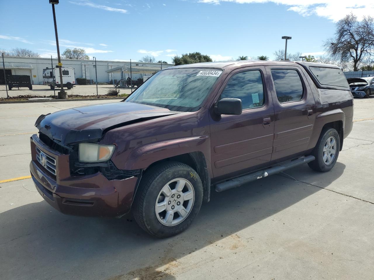 honda ridgeline 2007 2hjyk16547h536392