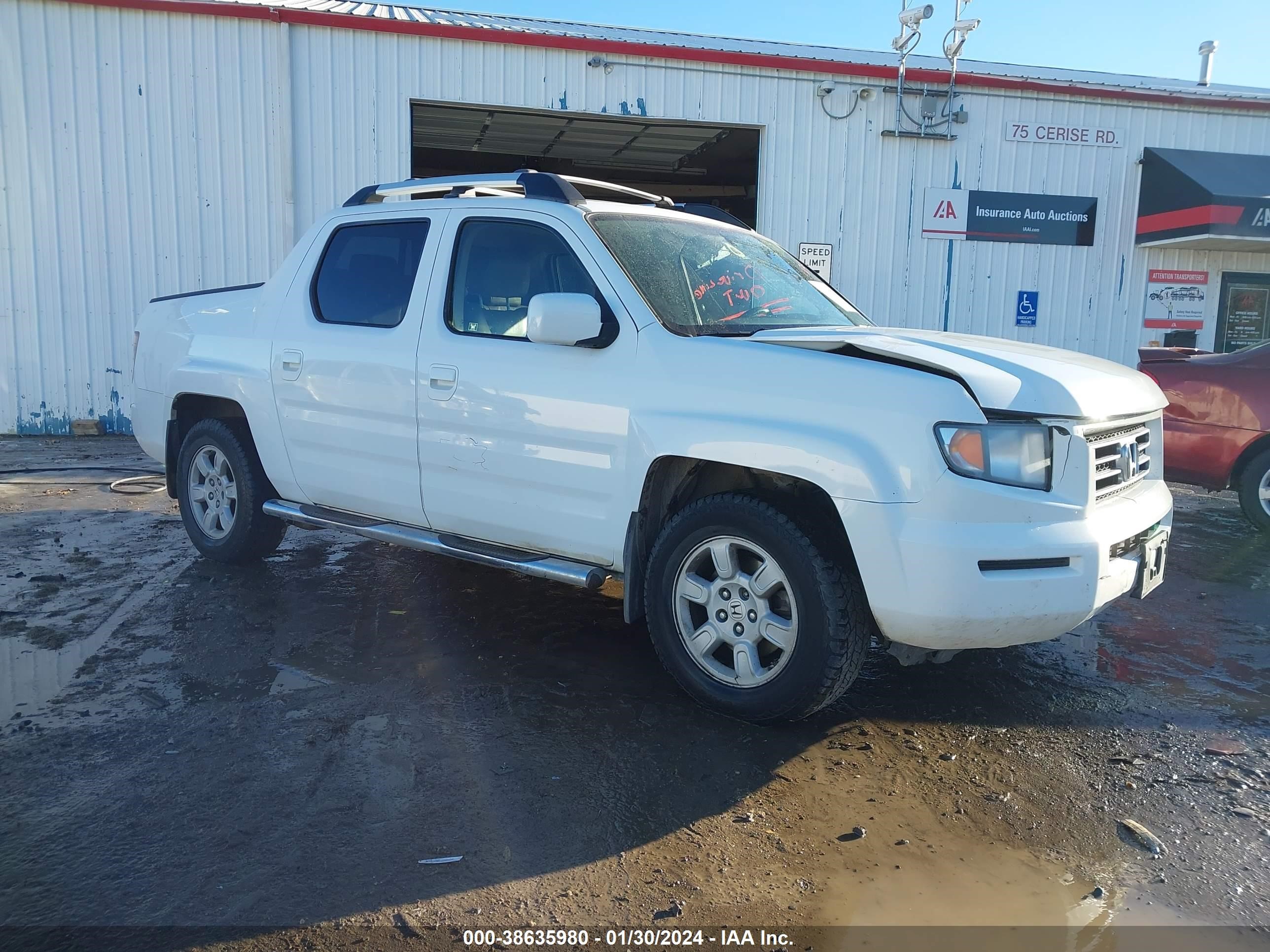 honda ridgeline 2007 2hjyk16547h538997