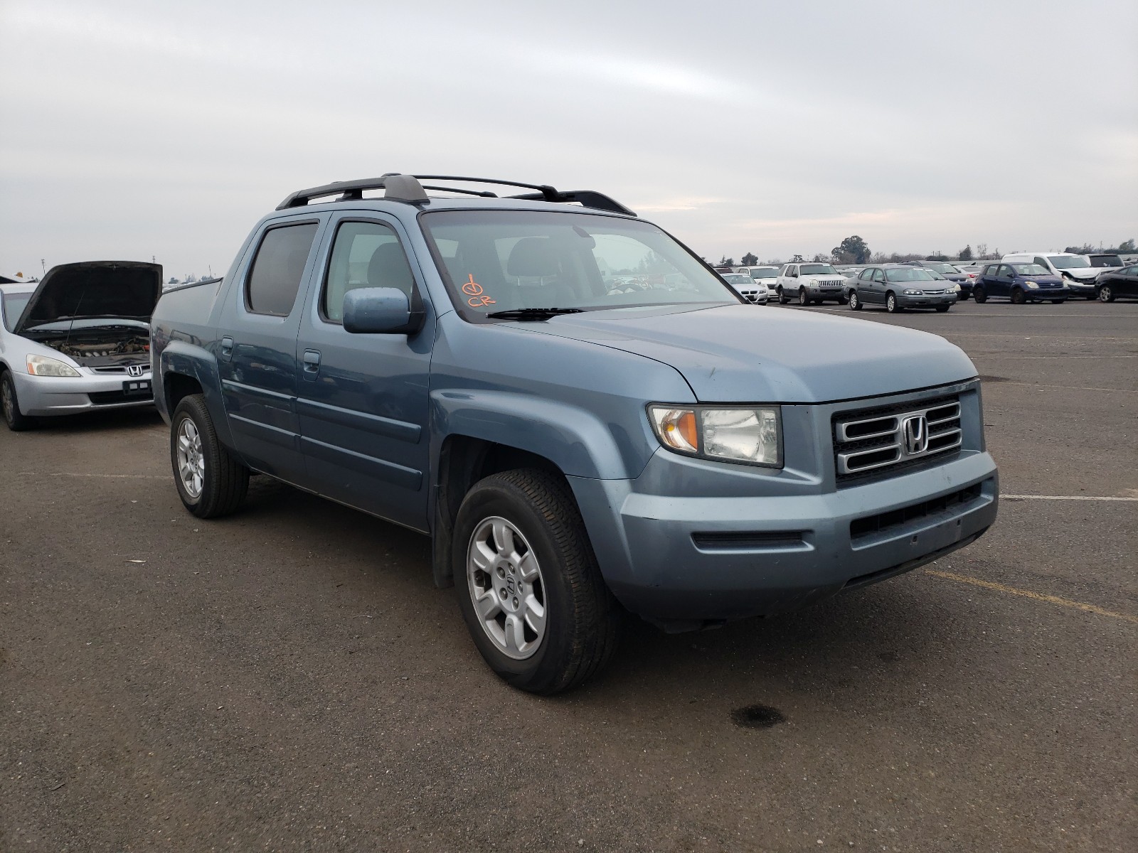 honda ridgeline 2007 2hjyk16567h500963