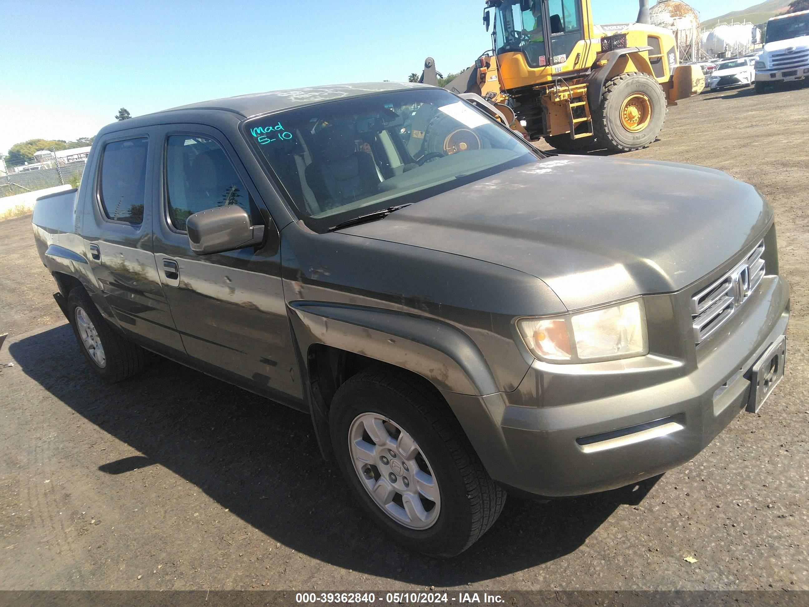 honda ridgeline 2006 2hjyk16576h510643