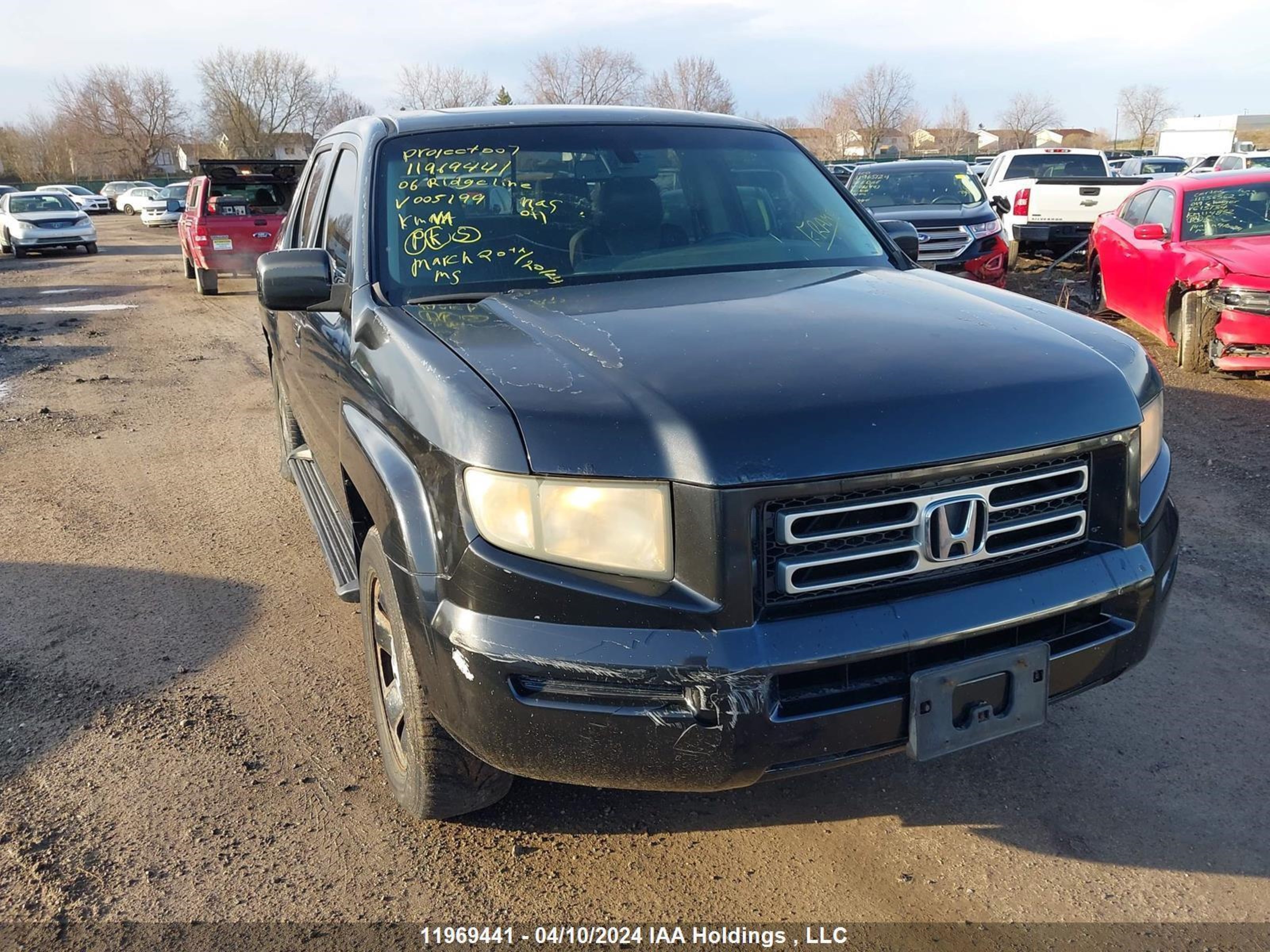 honda ridgeline 2006 2hjyk16596h005199