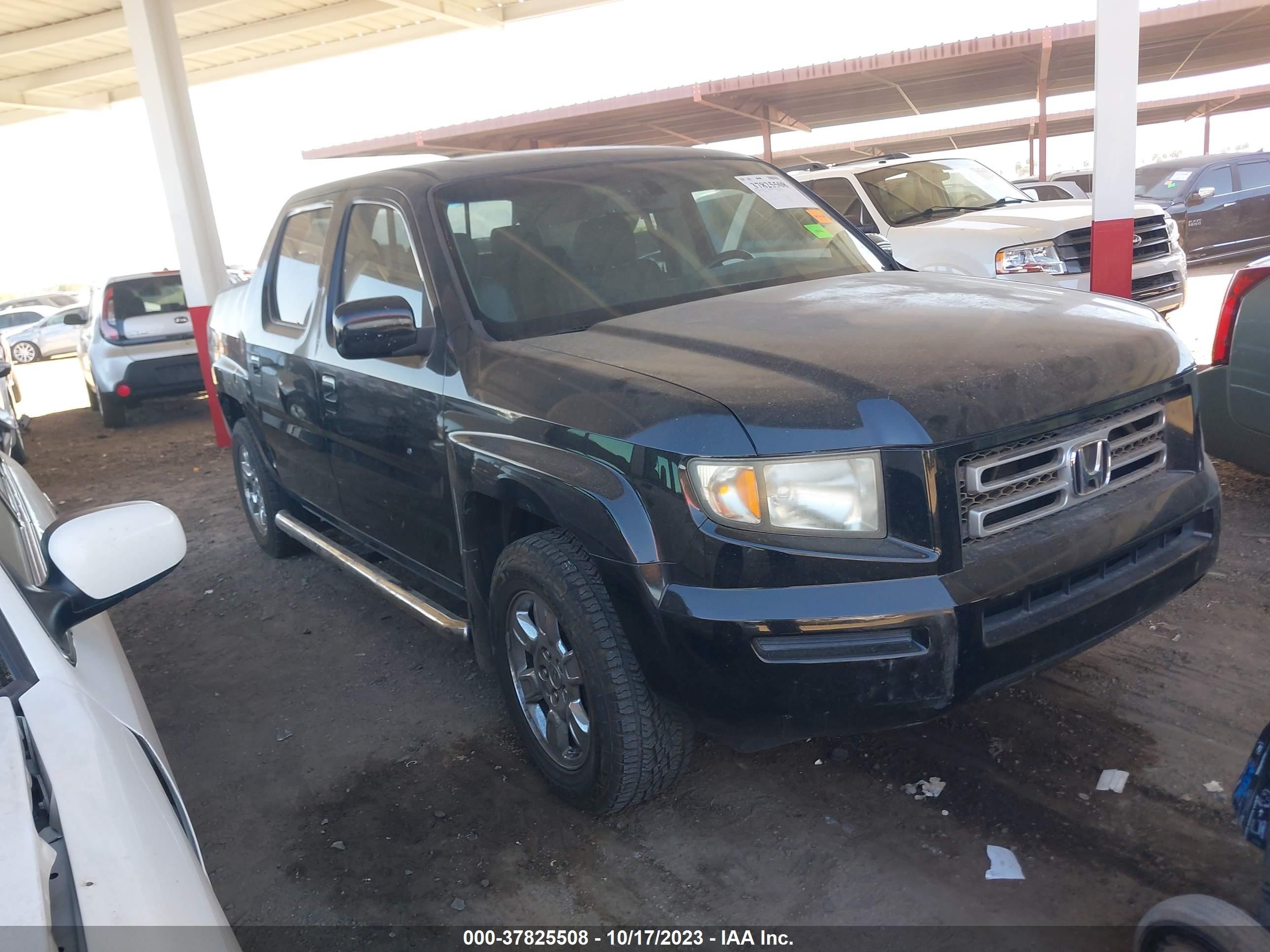 honda ridgeline 2007 2hjyk165x7h540110