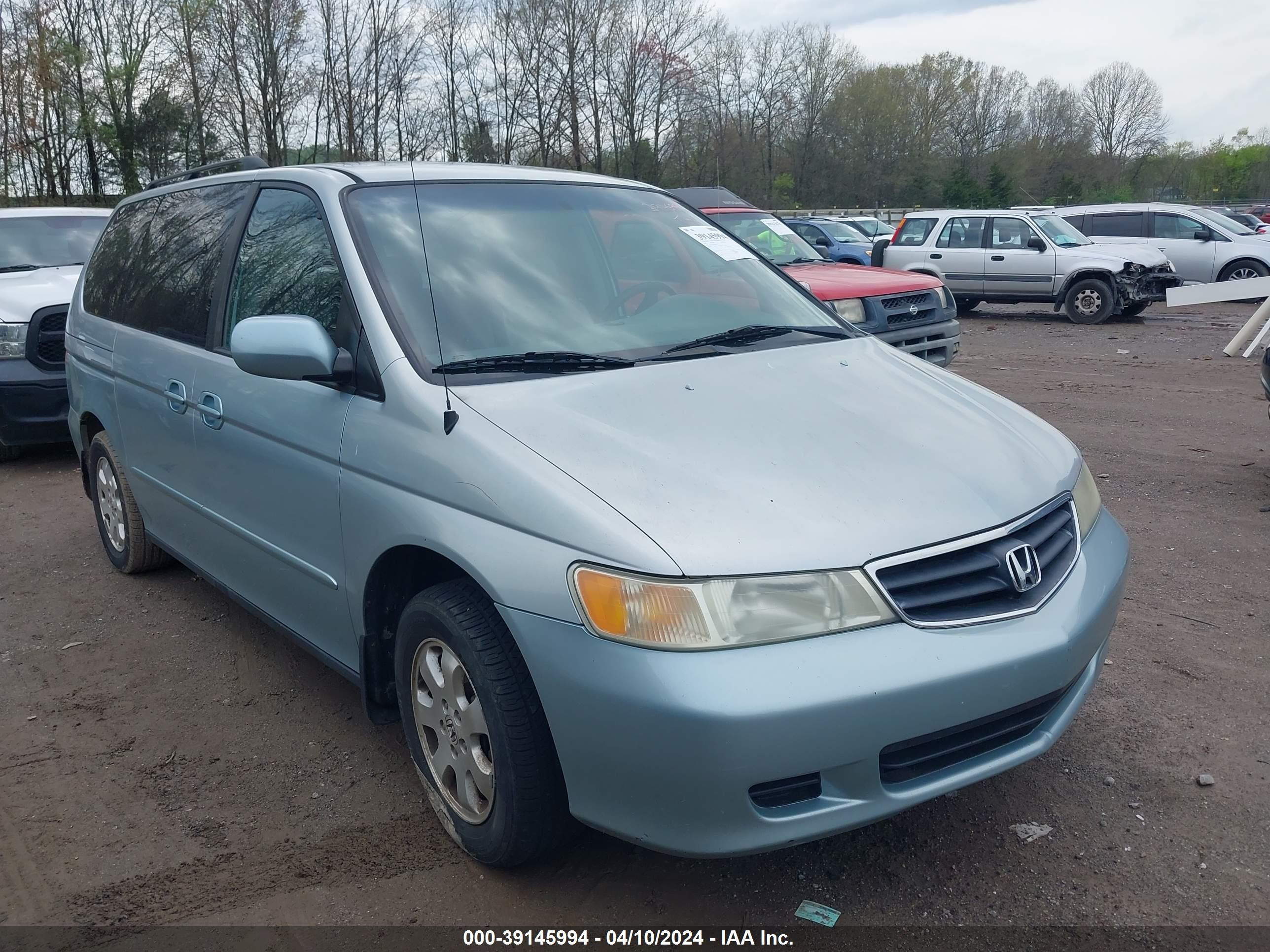 honda odyssey 2002 2hkrl18012h582639