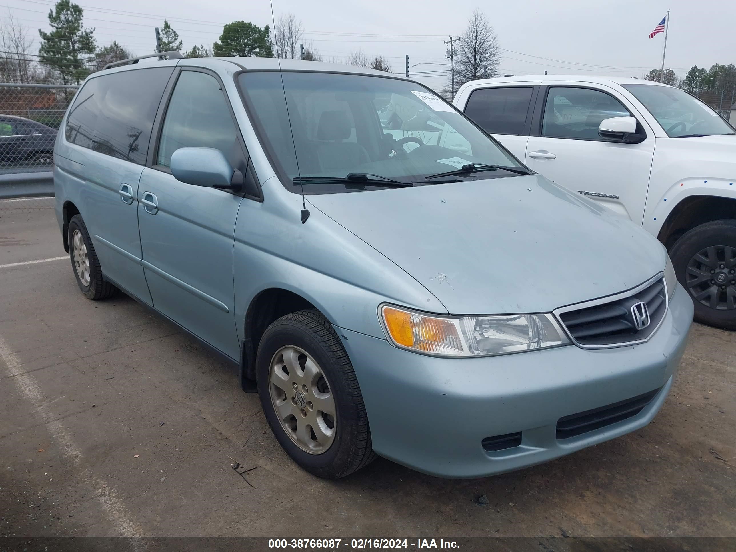 honda odyssey 2002 2hkrl18092h586082