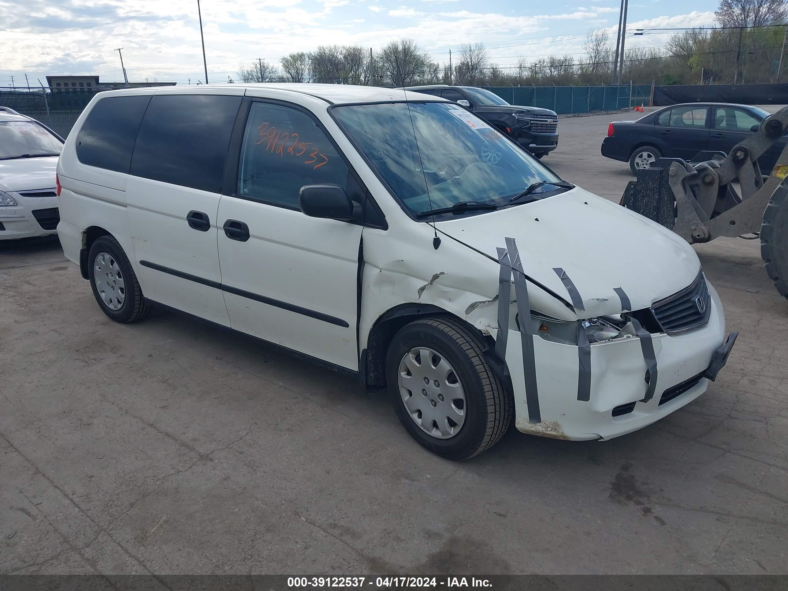 honda odyssey 2001 2hkrl18591h516236