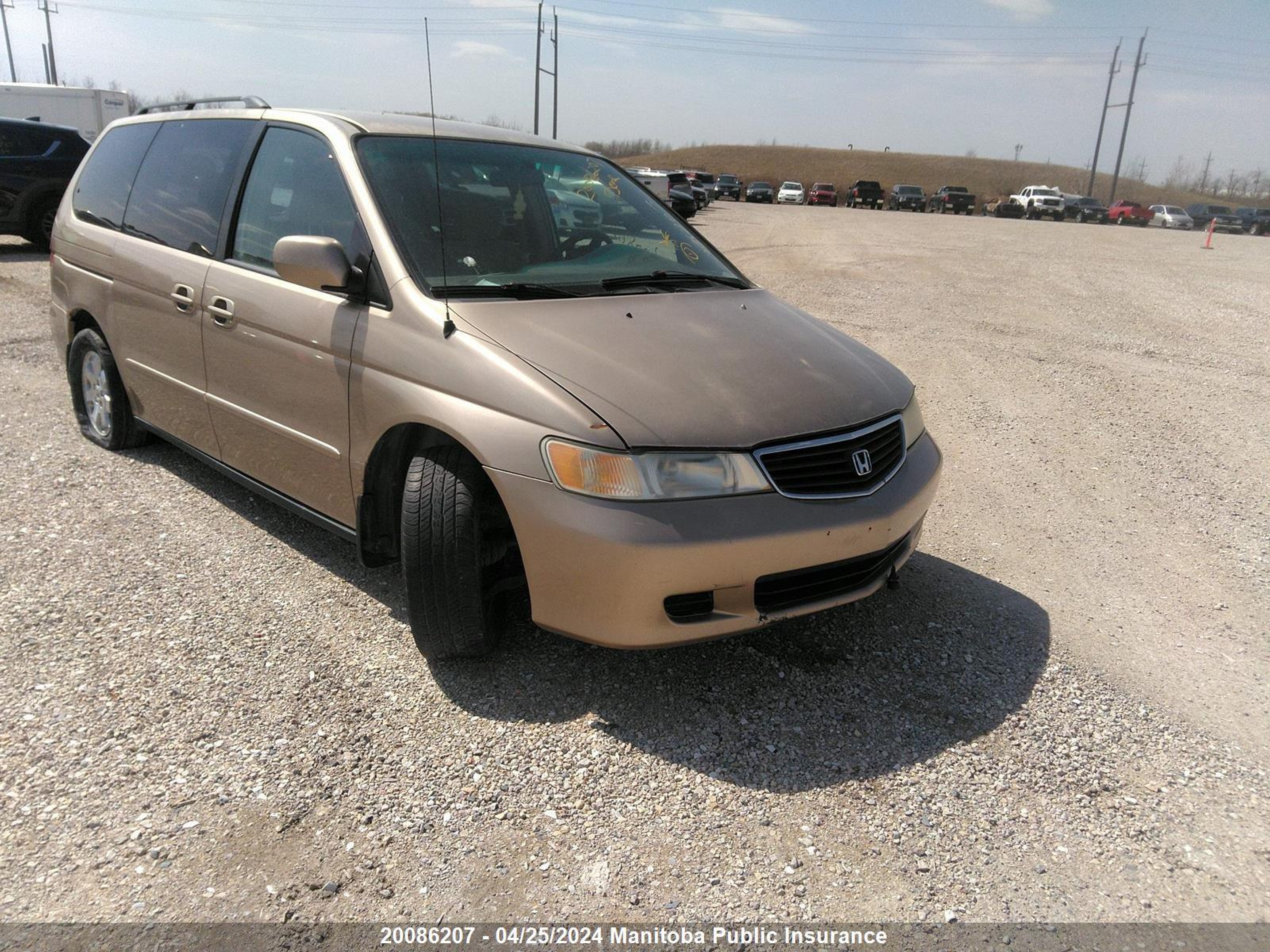 honda odyssey 2001 2hkrl18611h007203