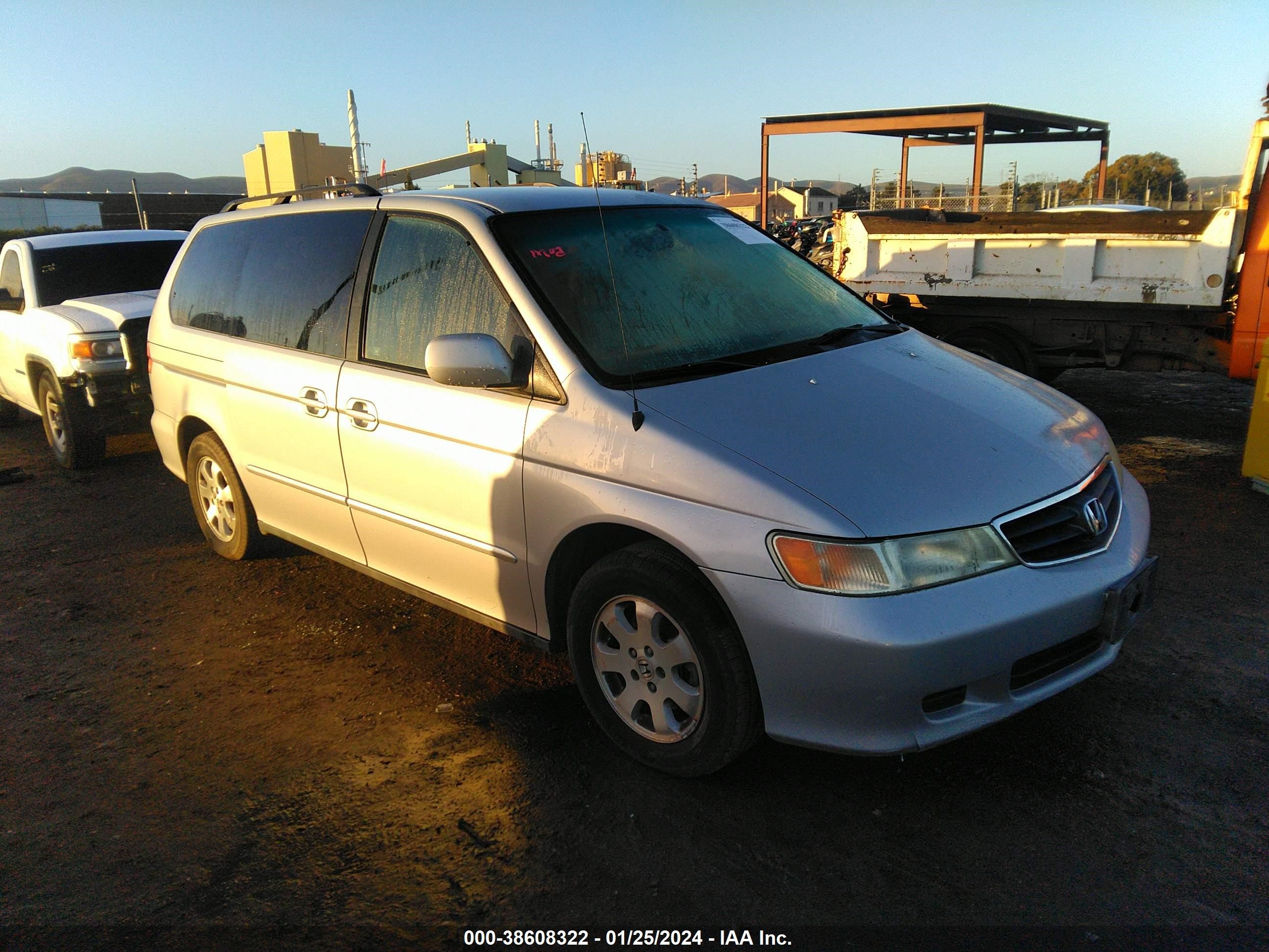 honda odyssey 2002 2hkrl18612h507864