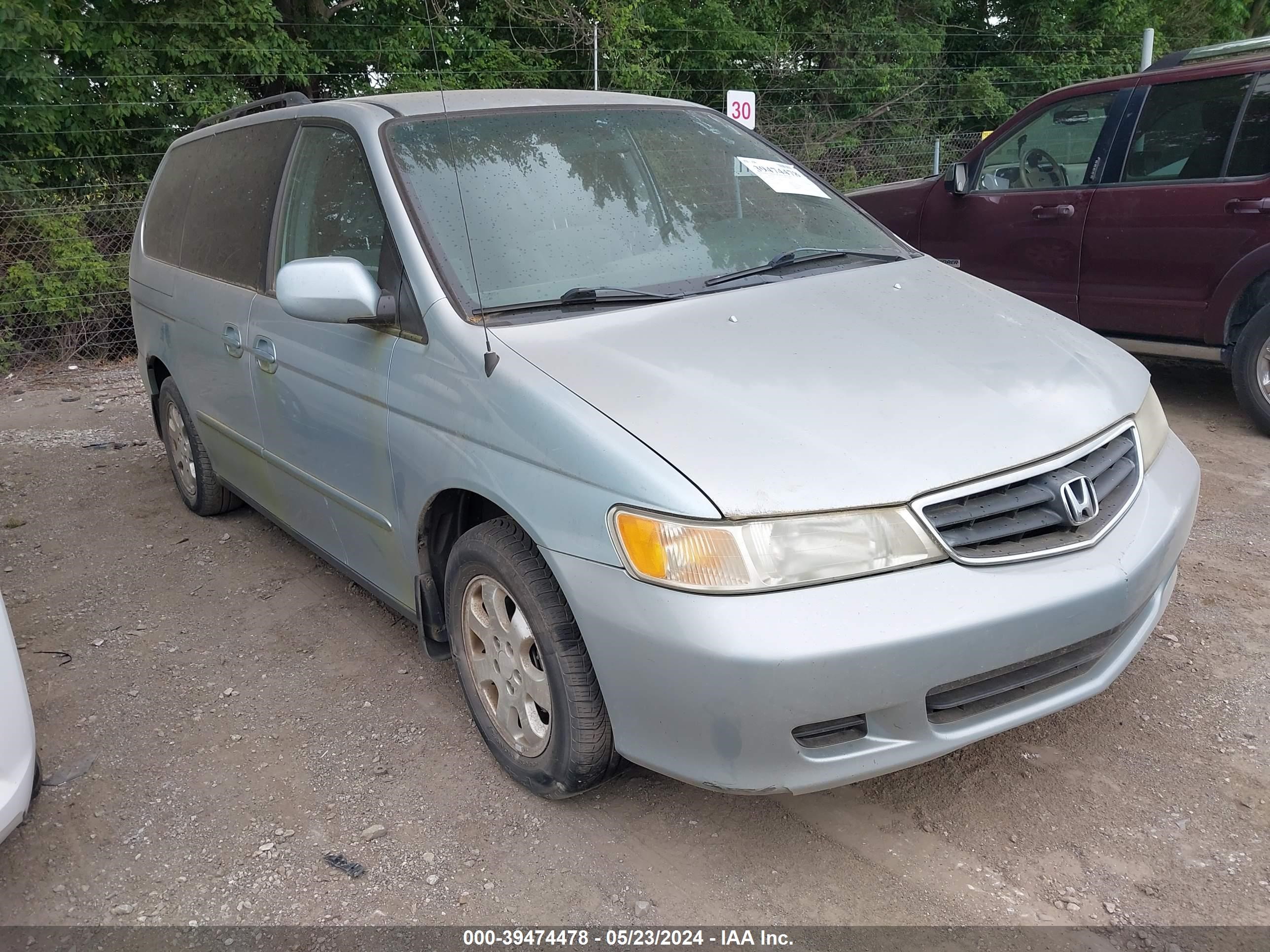 honda odyssey 2002 2hkrl18612h587103