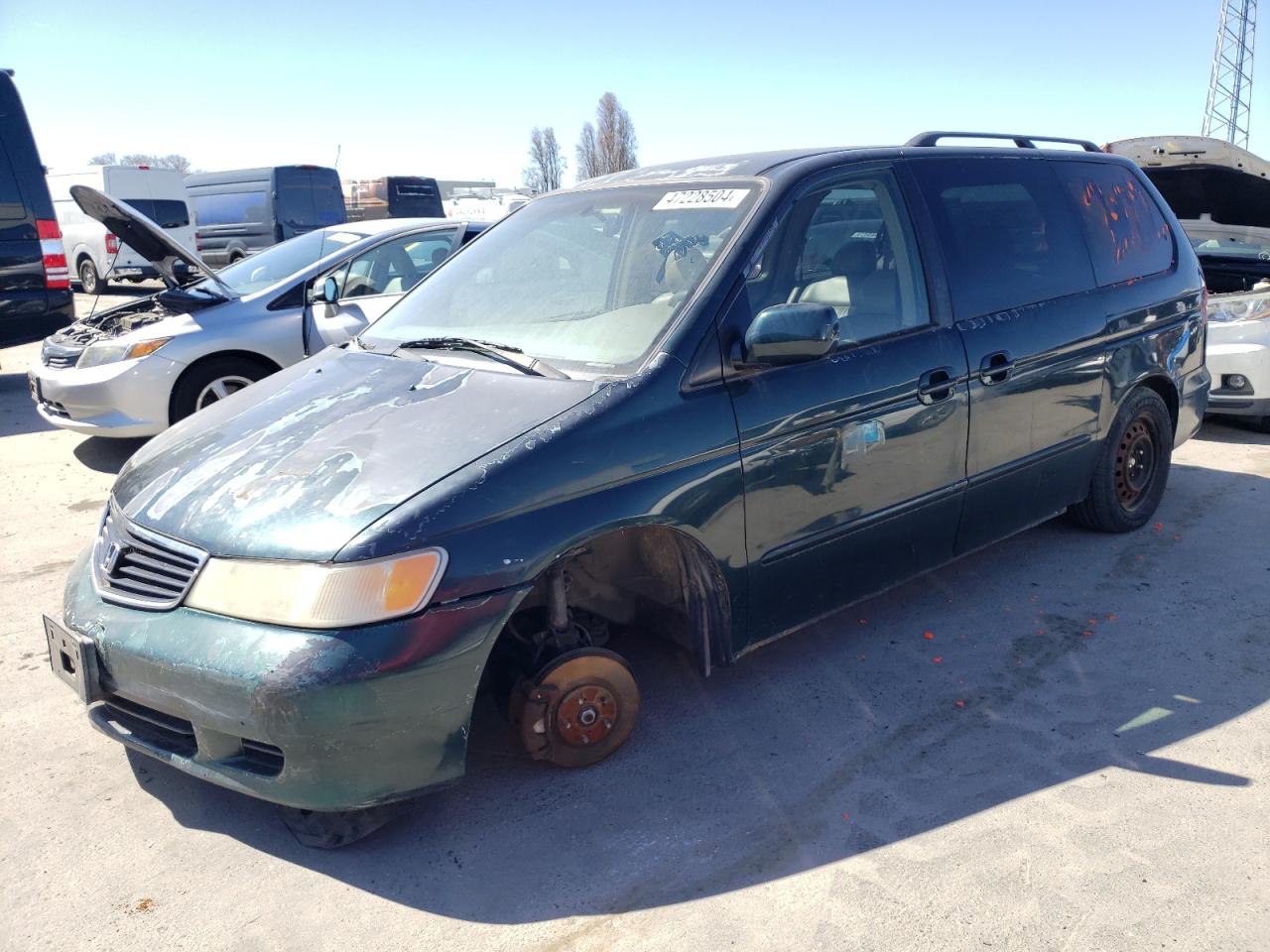 honda odyssey 2000 2hkrl1864yh541368