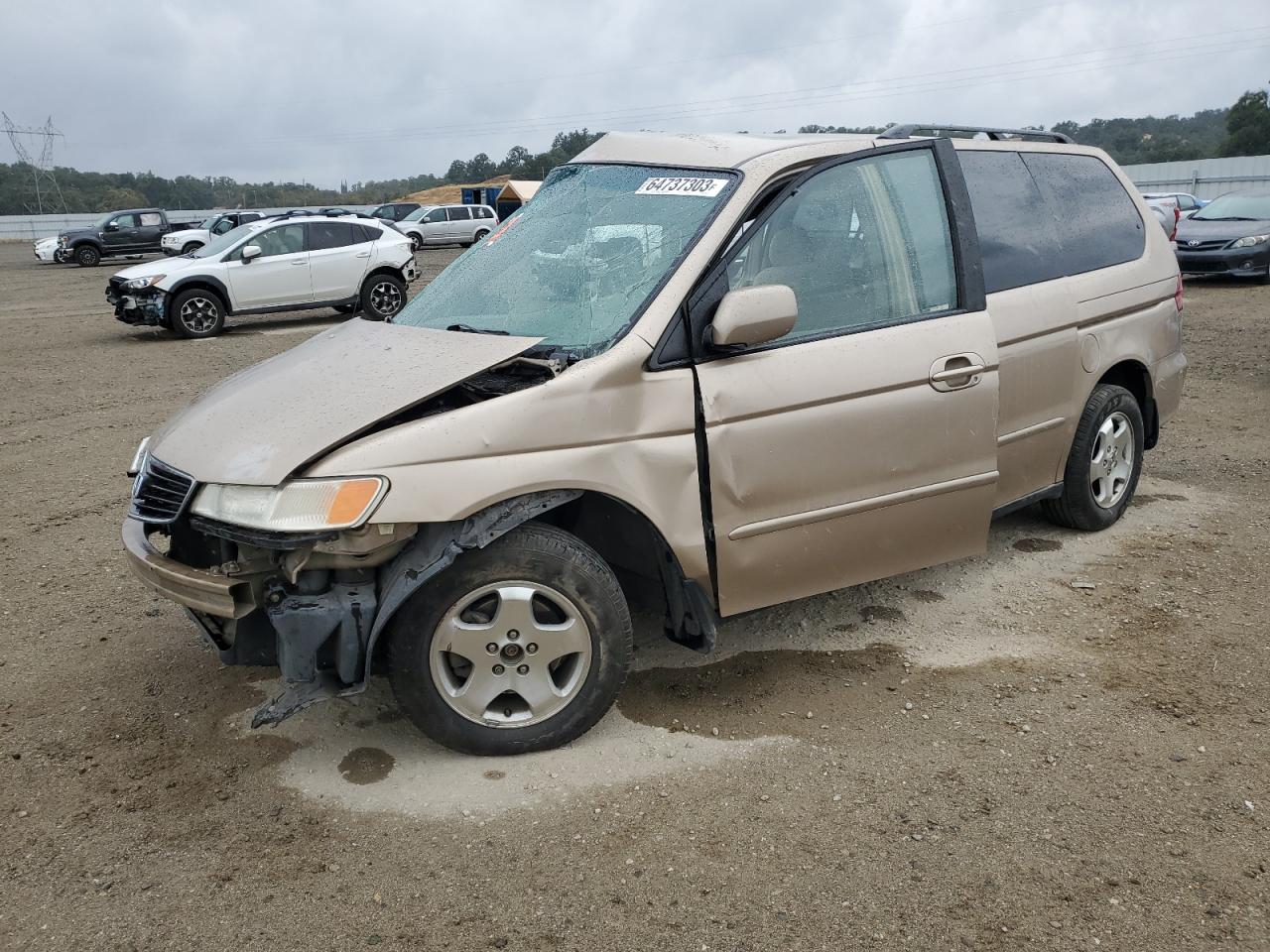 honda odyssey 2000 2hkrl1868yh526324