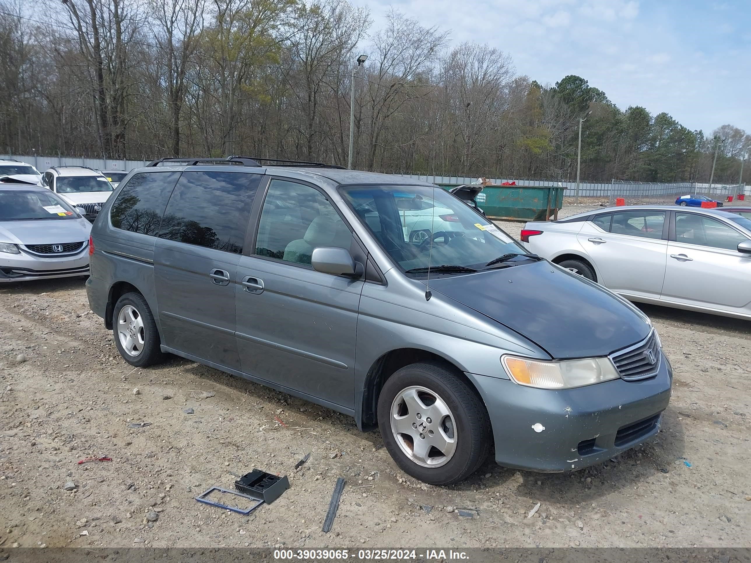 honda odyssey 2000 2hkrl1869yh549482