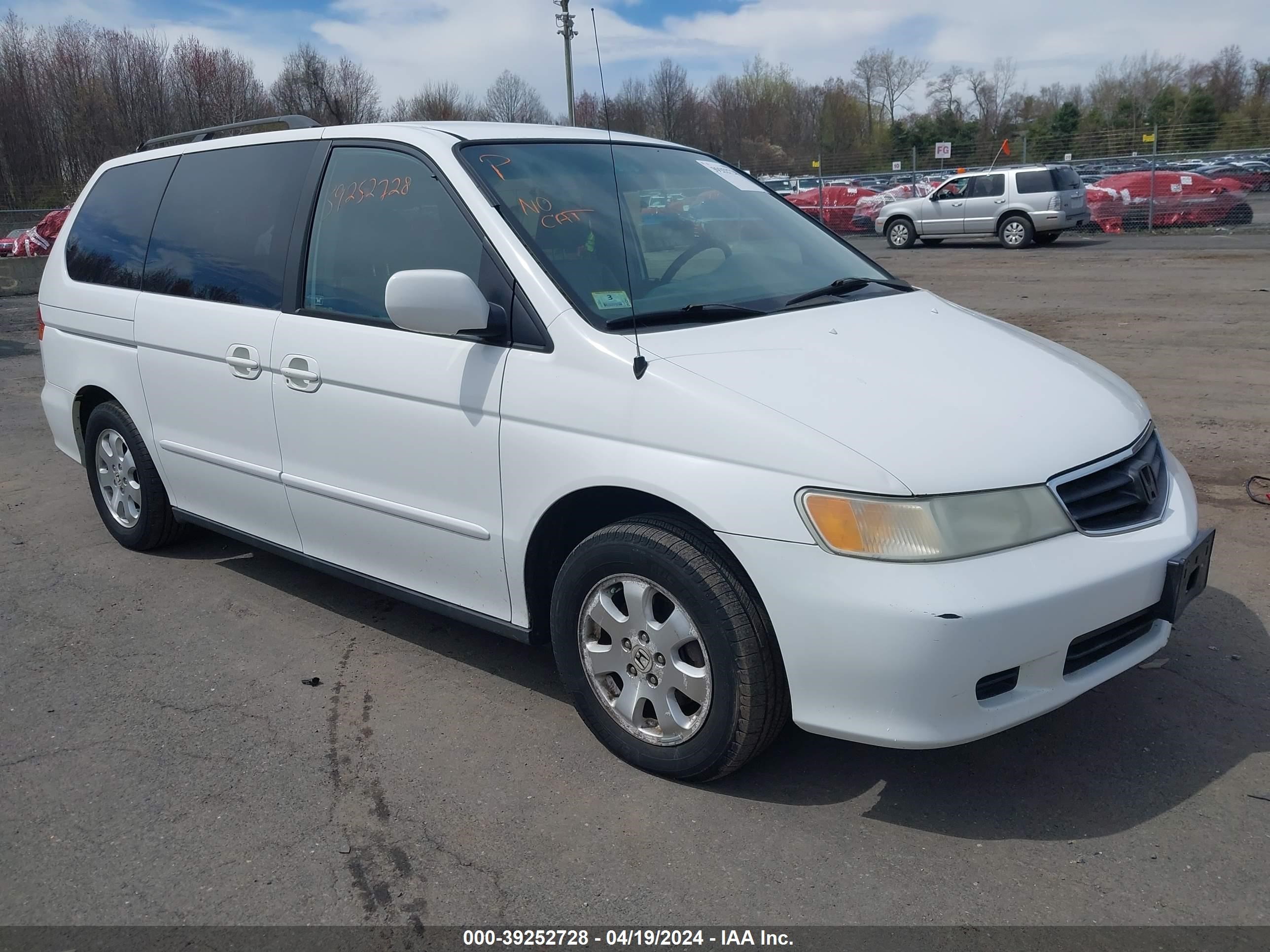 honda odyssey 2002 2hkrl18762h534308