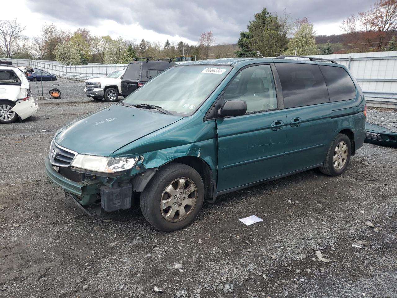 honda odyssey 2002 2hkrl189x2h575235