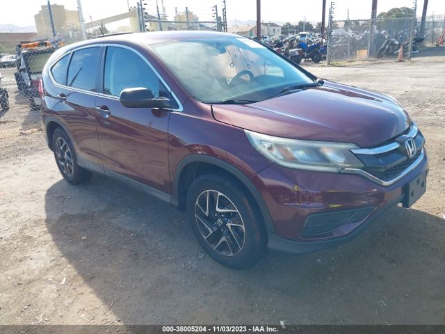 honda cr-v 2016 2hkrm3h40gh560652