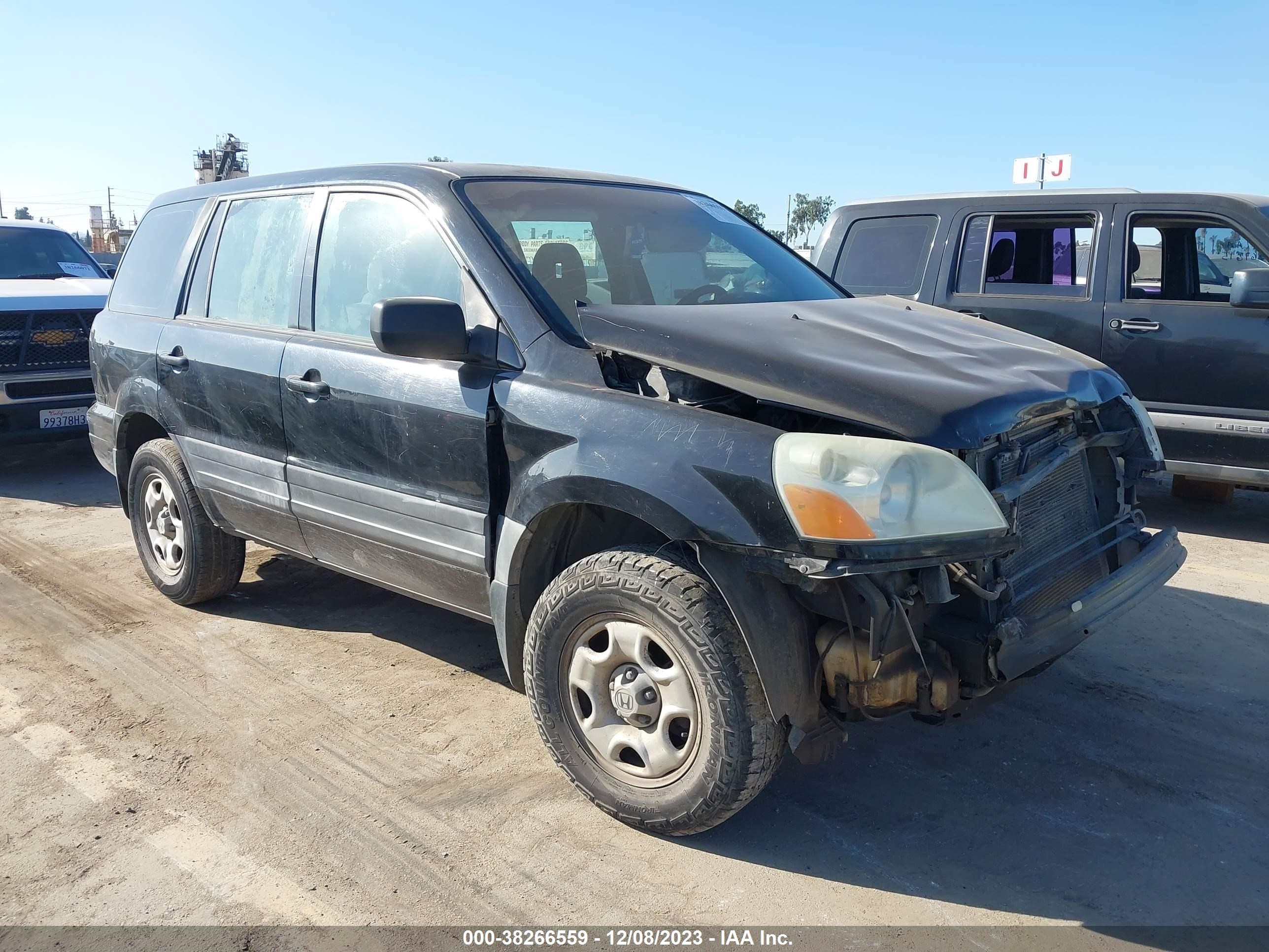 honda pilot 2005 2hkyf18105h544416