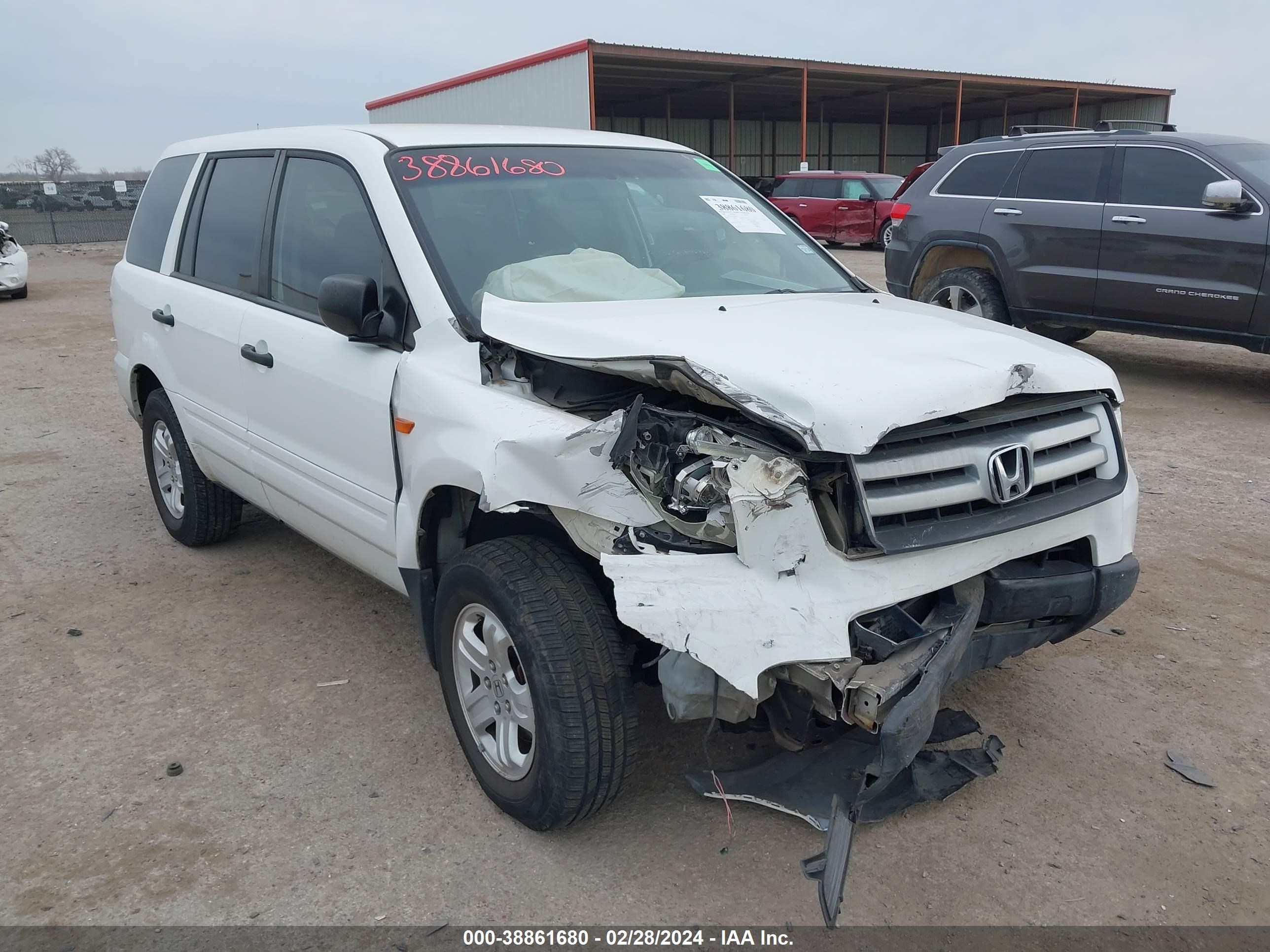 honda pilot 2006 2hkyf18116h563185