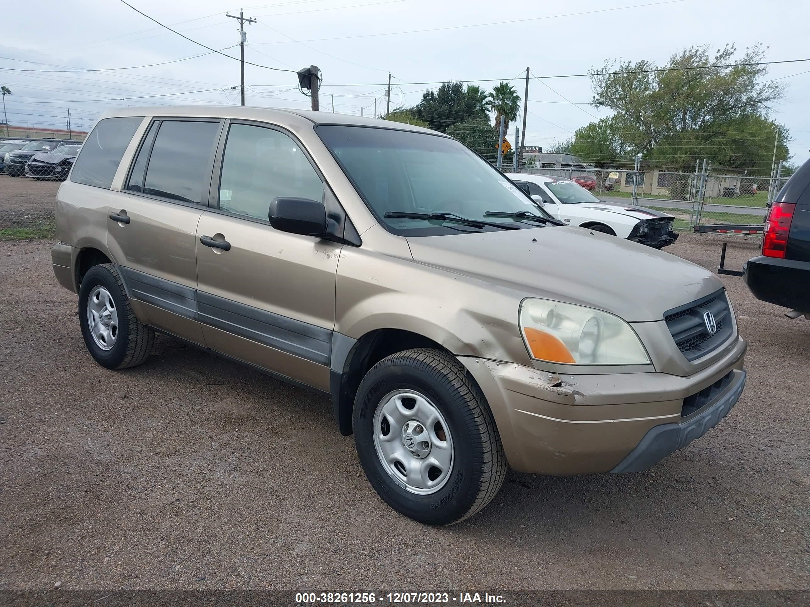 honda pilot 2005 2hkyf18165h508424