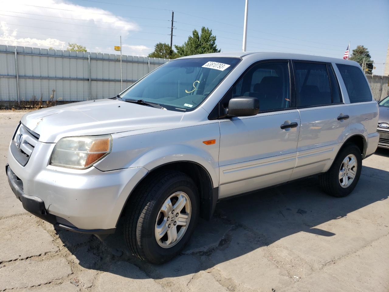 honda pilot lx 2006 2hkyf18186h545072