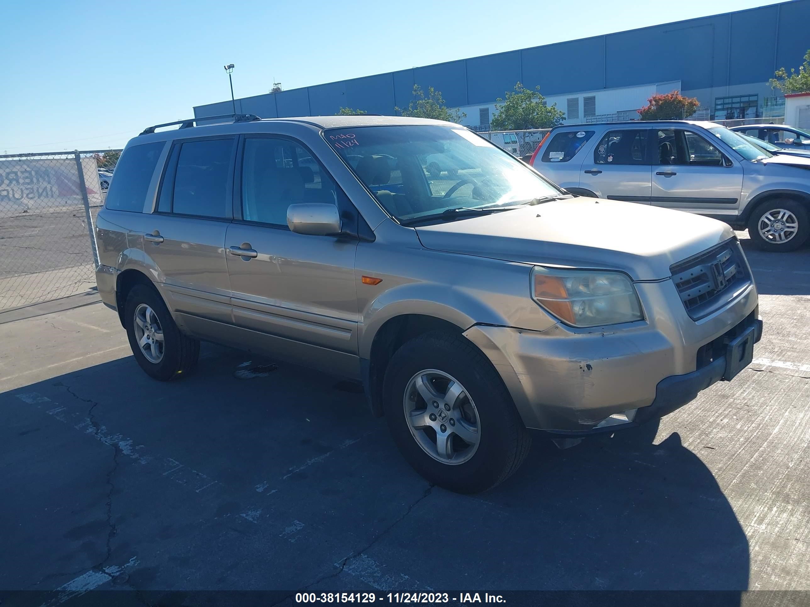 honda pilot 2006 2hkyf18426h528150