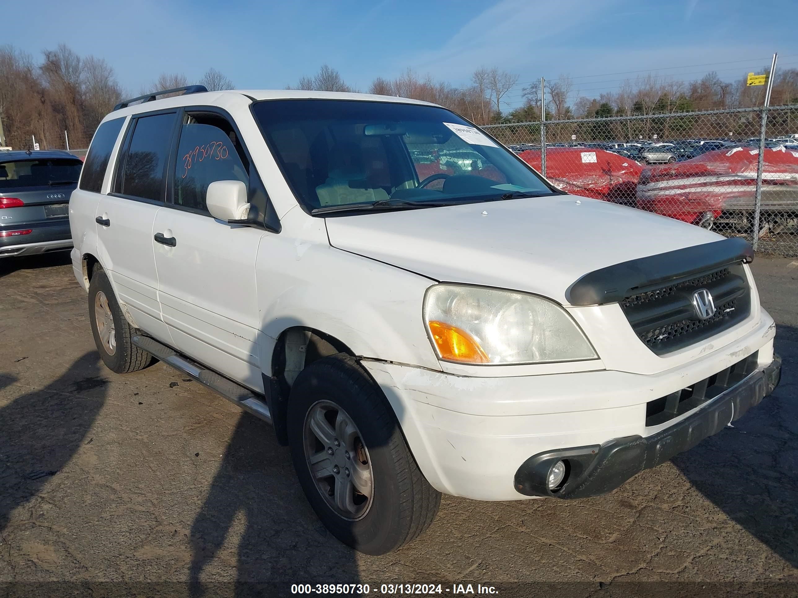 honda pilot 2003 2hkyf18443h581752