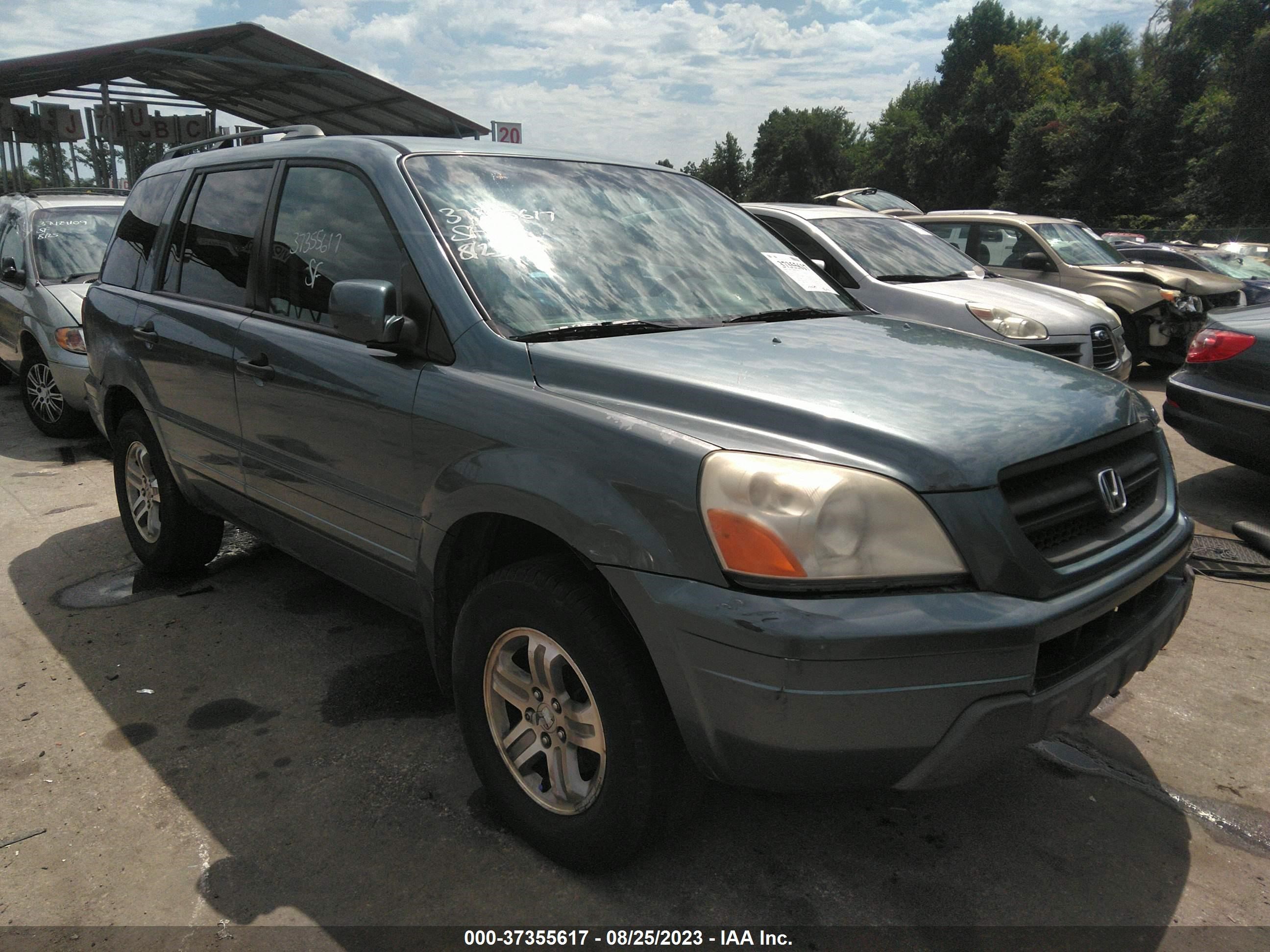 honda pilot 2005 2hkyf18445h563853