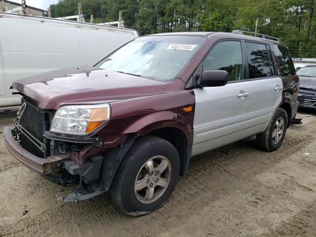 honda pilot exl 2007 2hkyf18507h540419