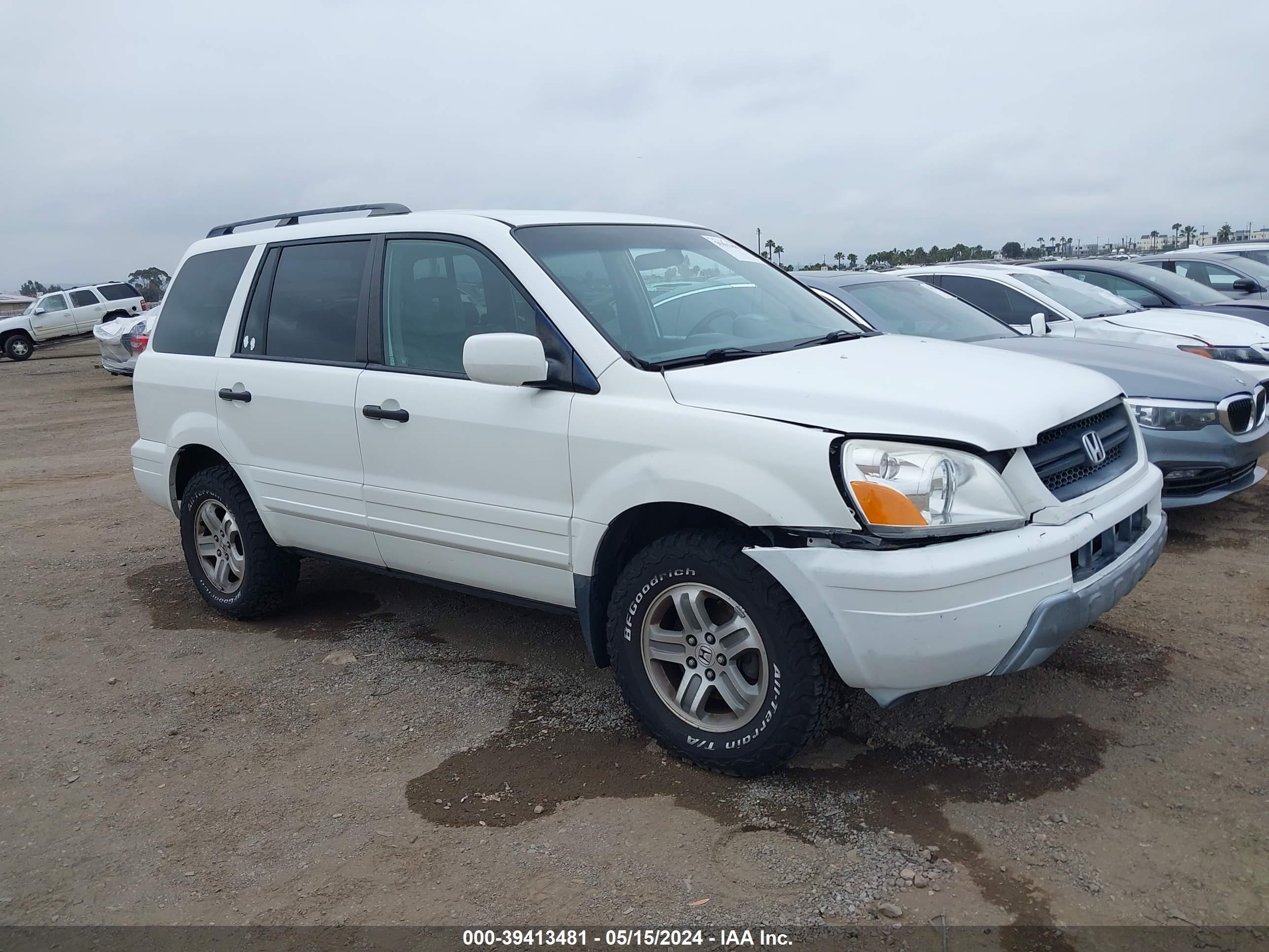 honda pilot 2004 2hkyf185148593321