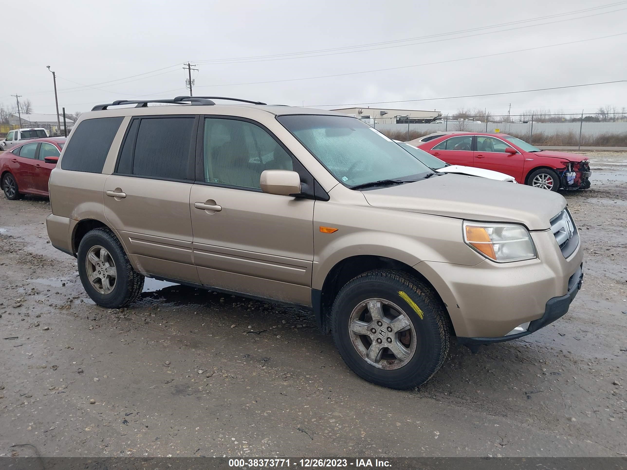 honda pilot 2007 2hkyf18517h517988