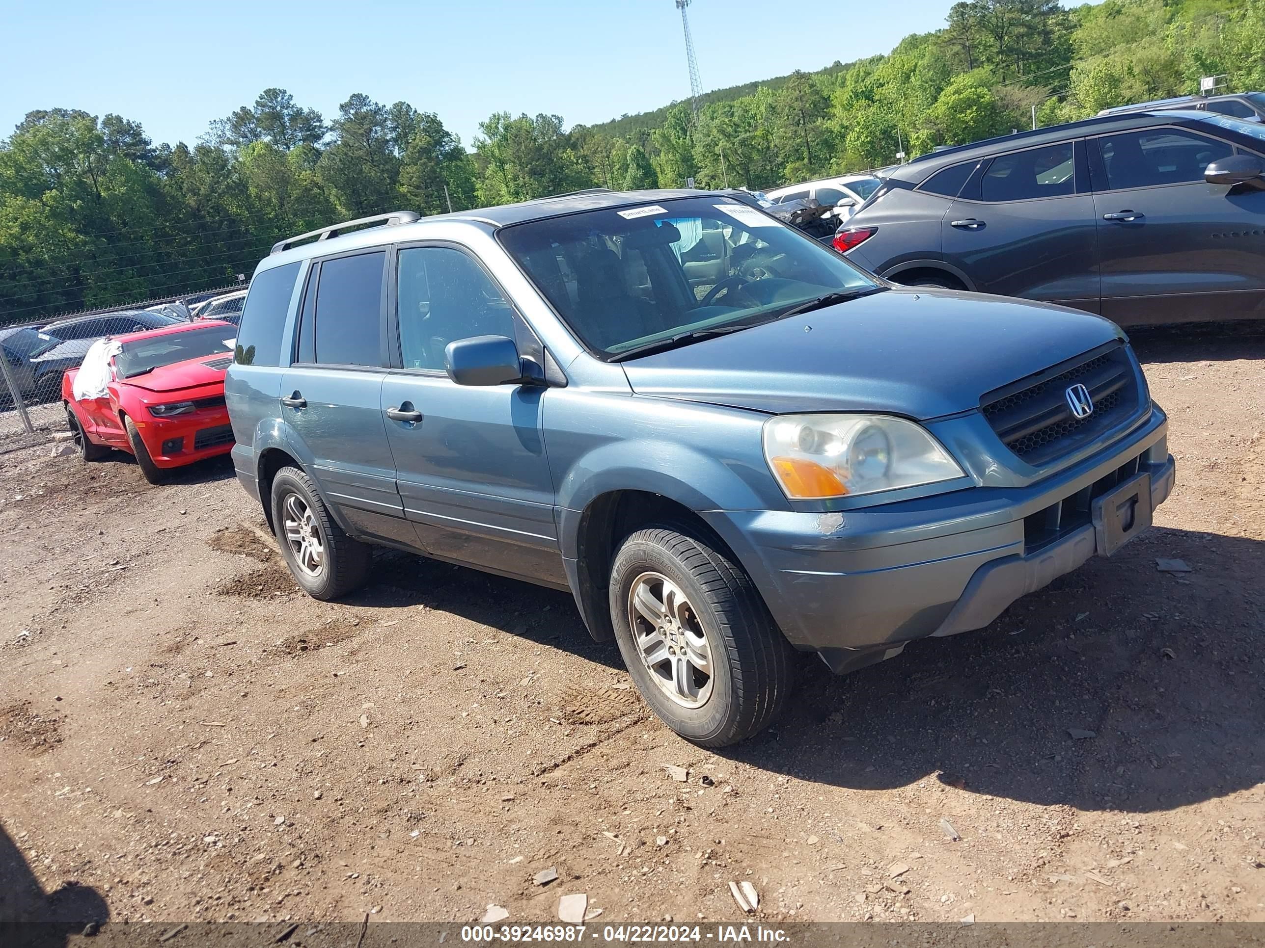 honda pilot 2005 2hkyf18525h534389