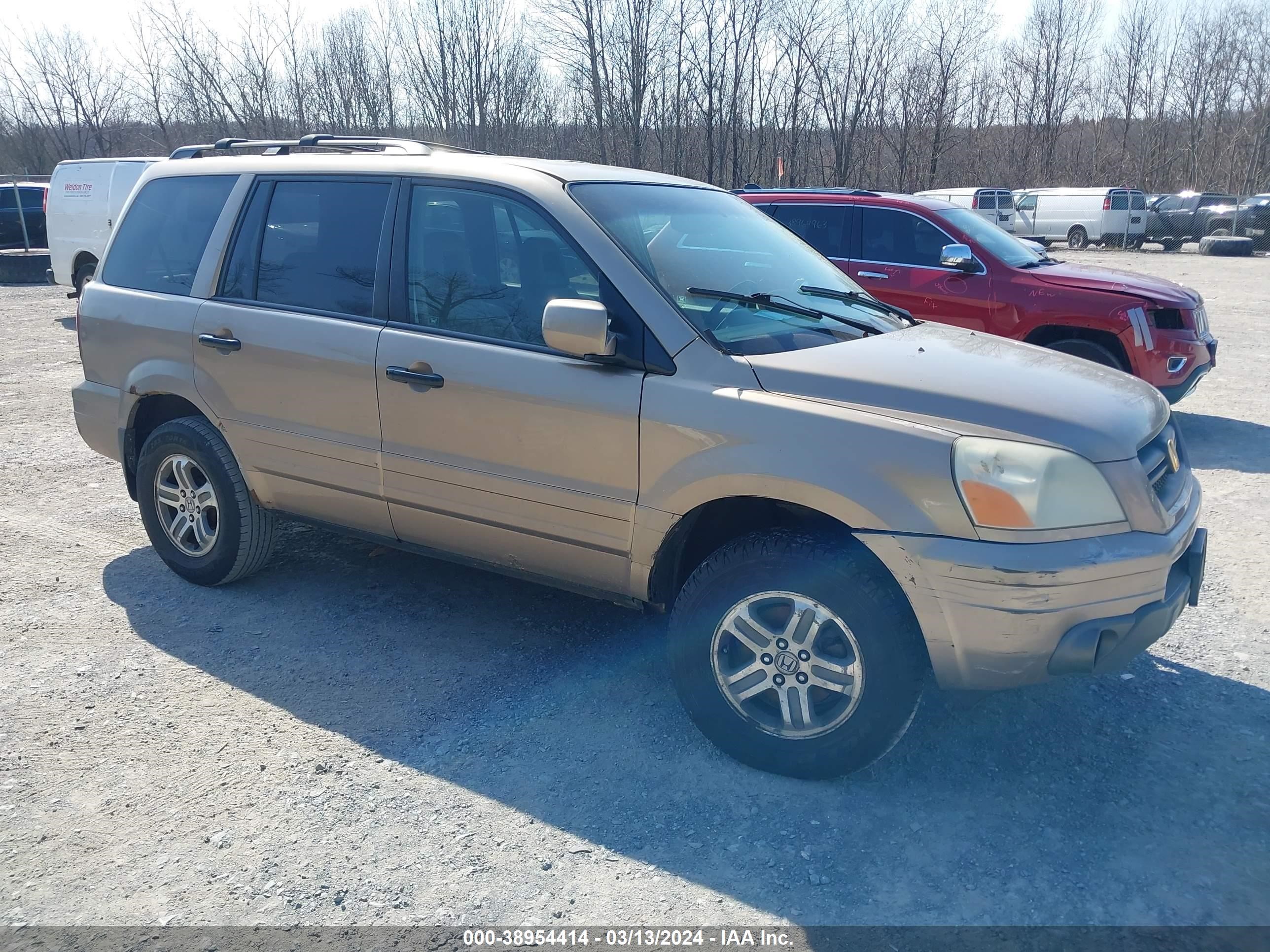 honda pilot 2003 2hkyf18543h529109