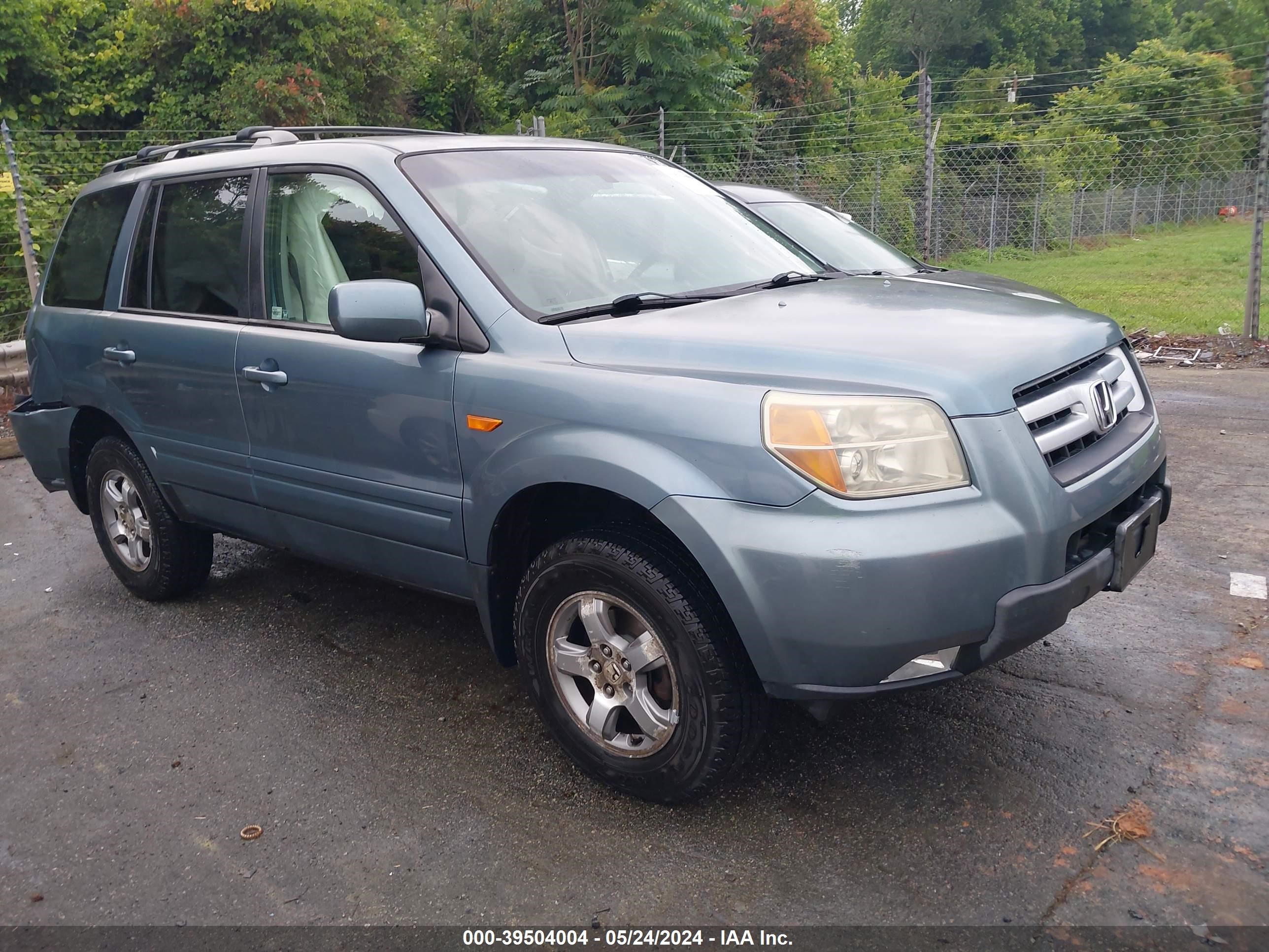 honda pilot 2006 2hkyf18566h524174