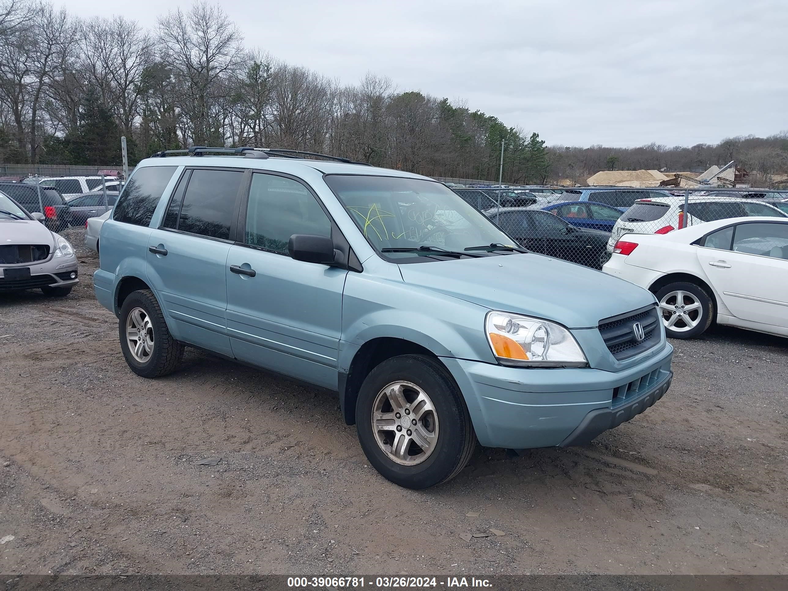 honda pilot 2003 2hkyf18583h603566