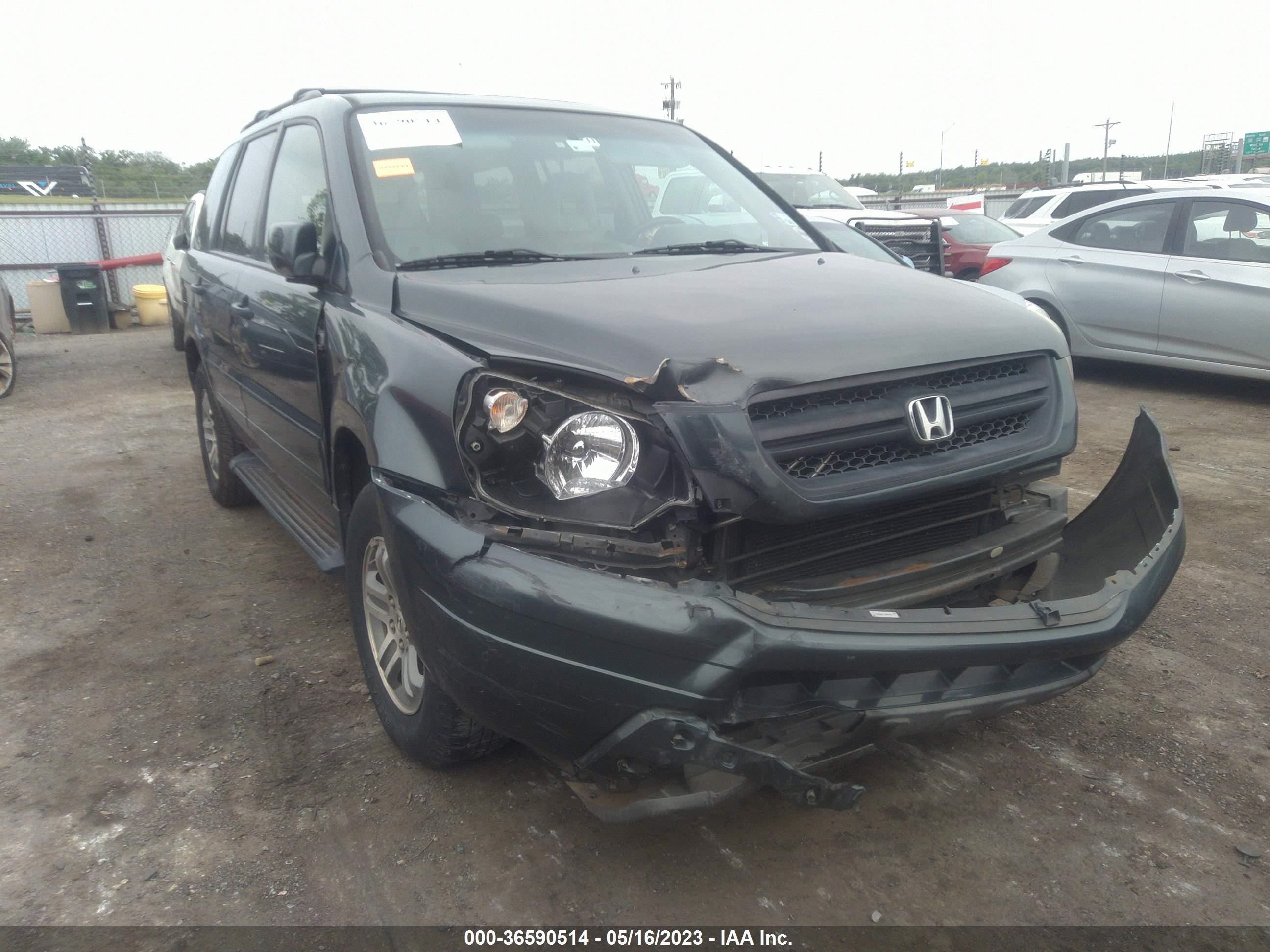 honda pilot 2005 2hkyf18585h550936