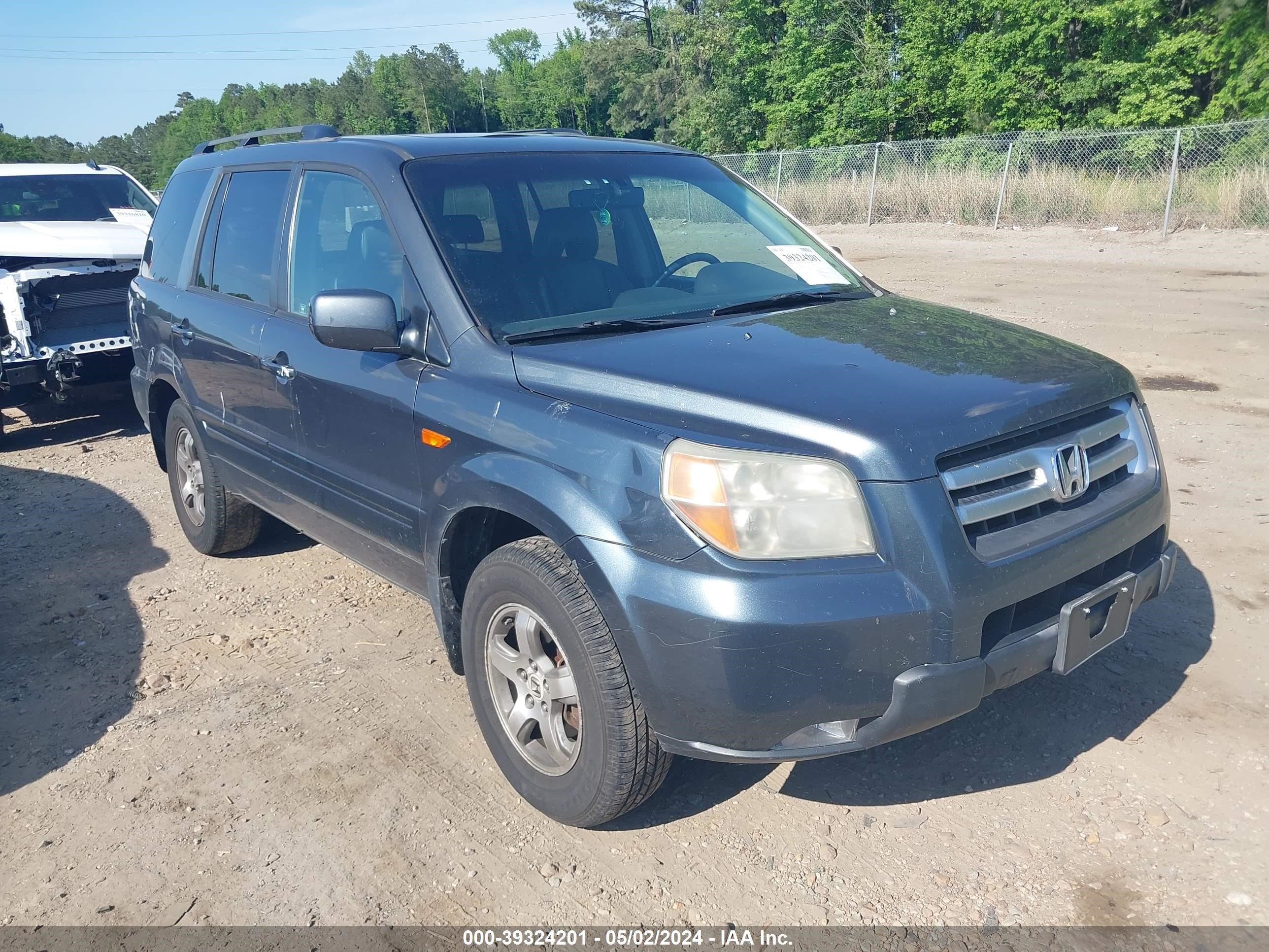 honda pilot 2006 2hkyf18586h560903