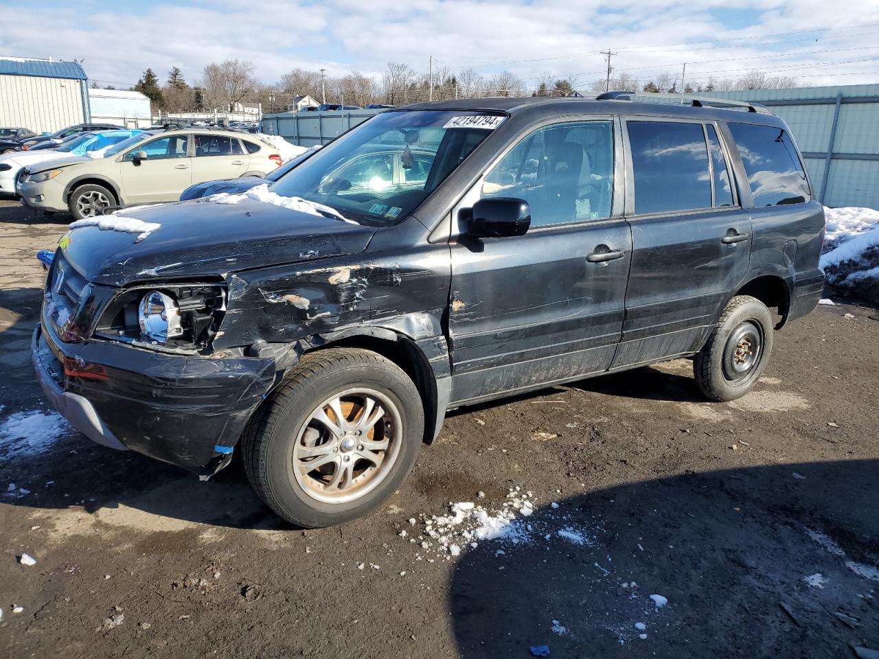 honda pilot 2004 2hkyf185x4h544635