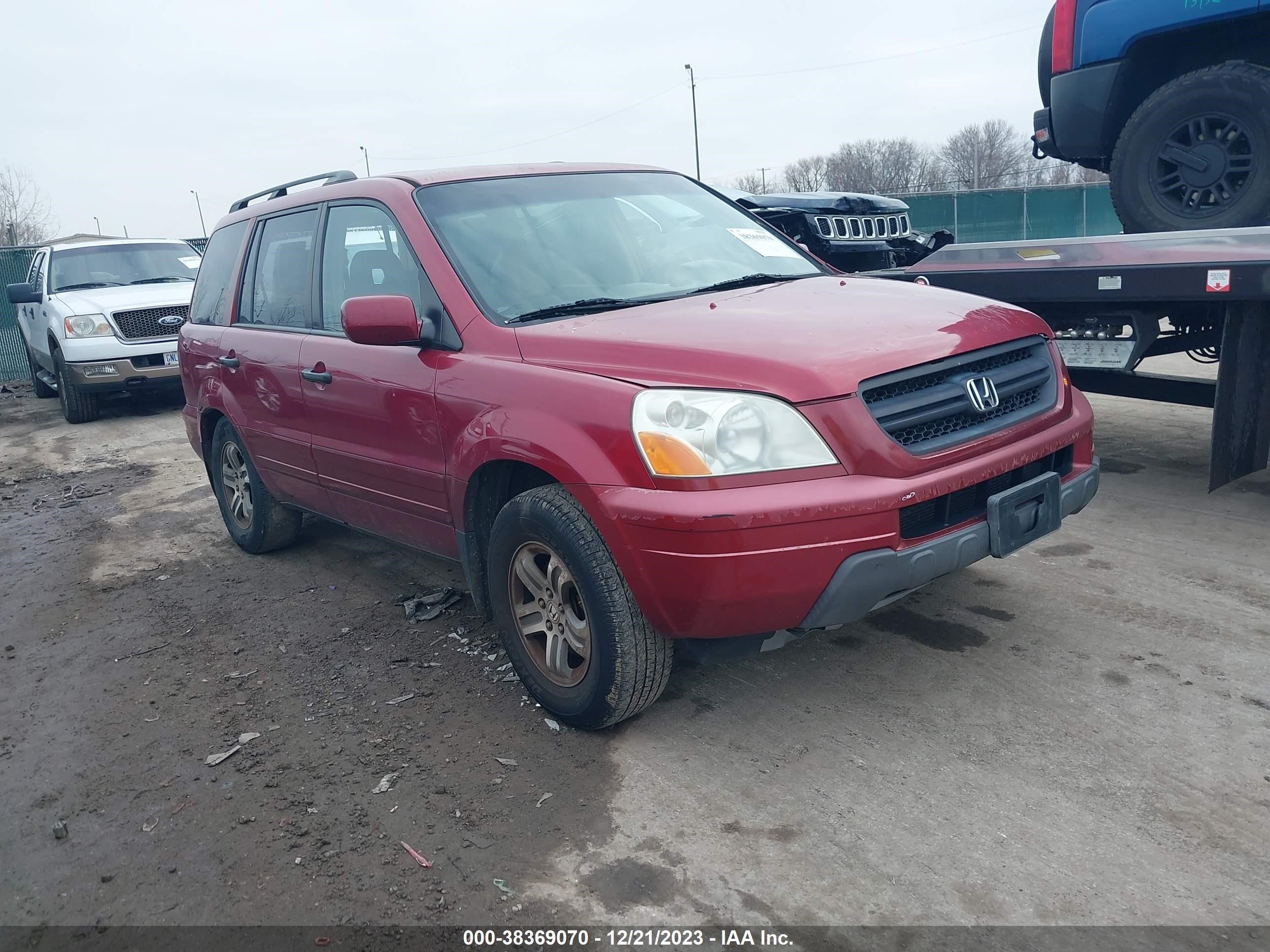 honda pilot 2004 2hkyf185x4h619737