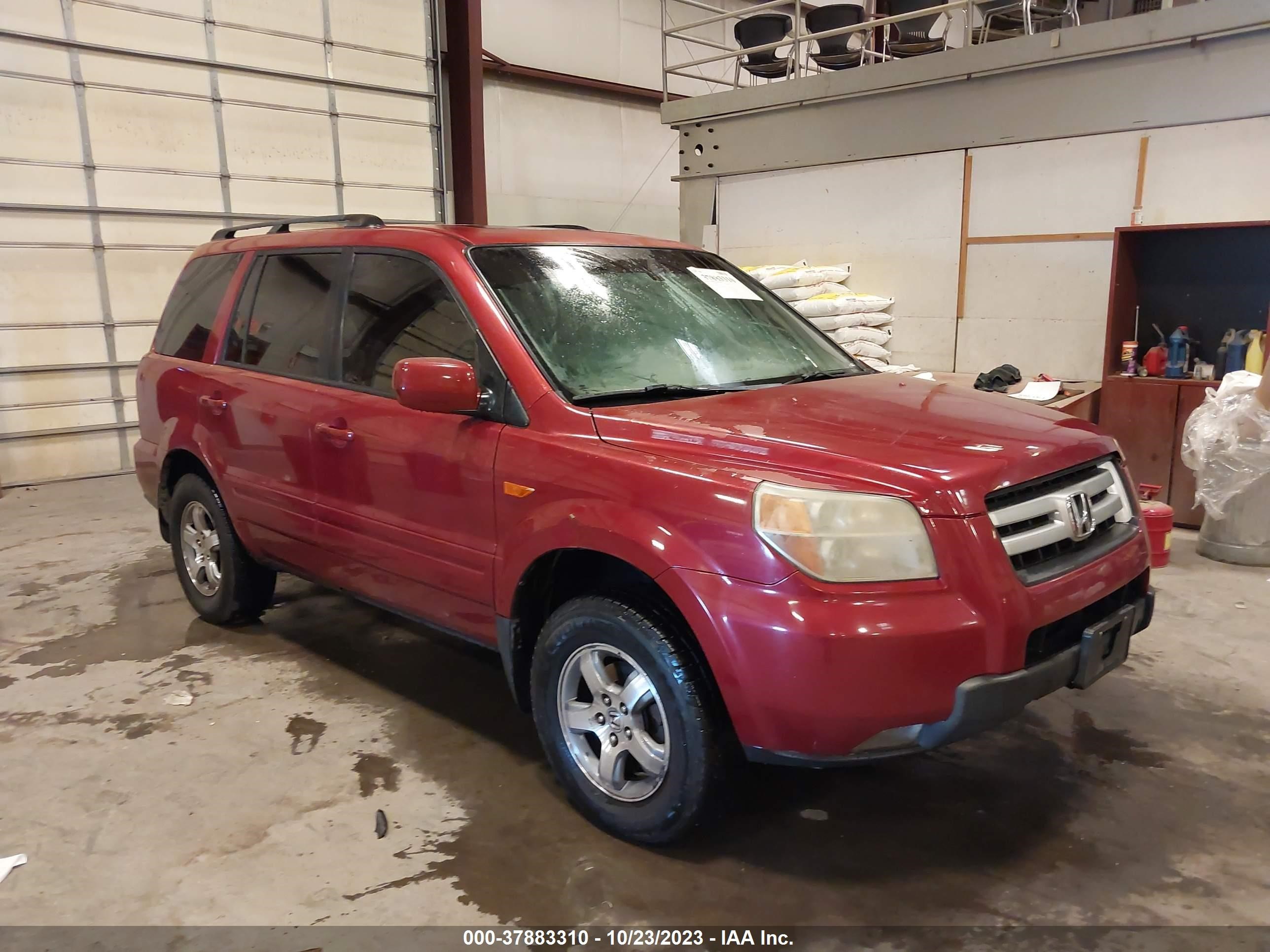 honda pilot 2006 2hkyf185x6h521276