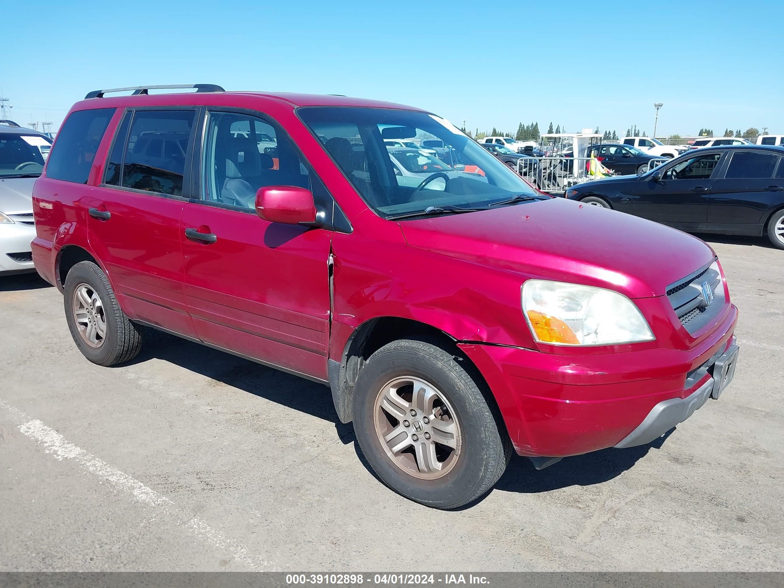 honda pilot 2003 2hkyf18603h501056