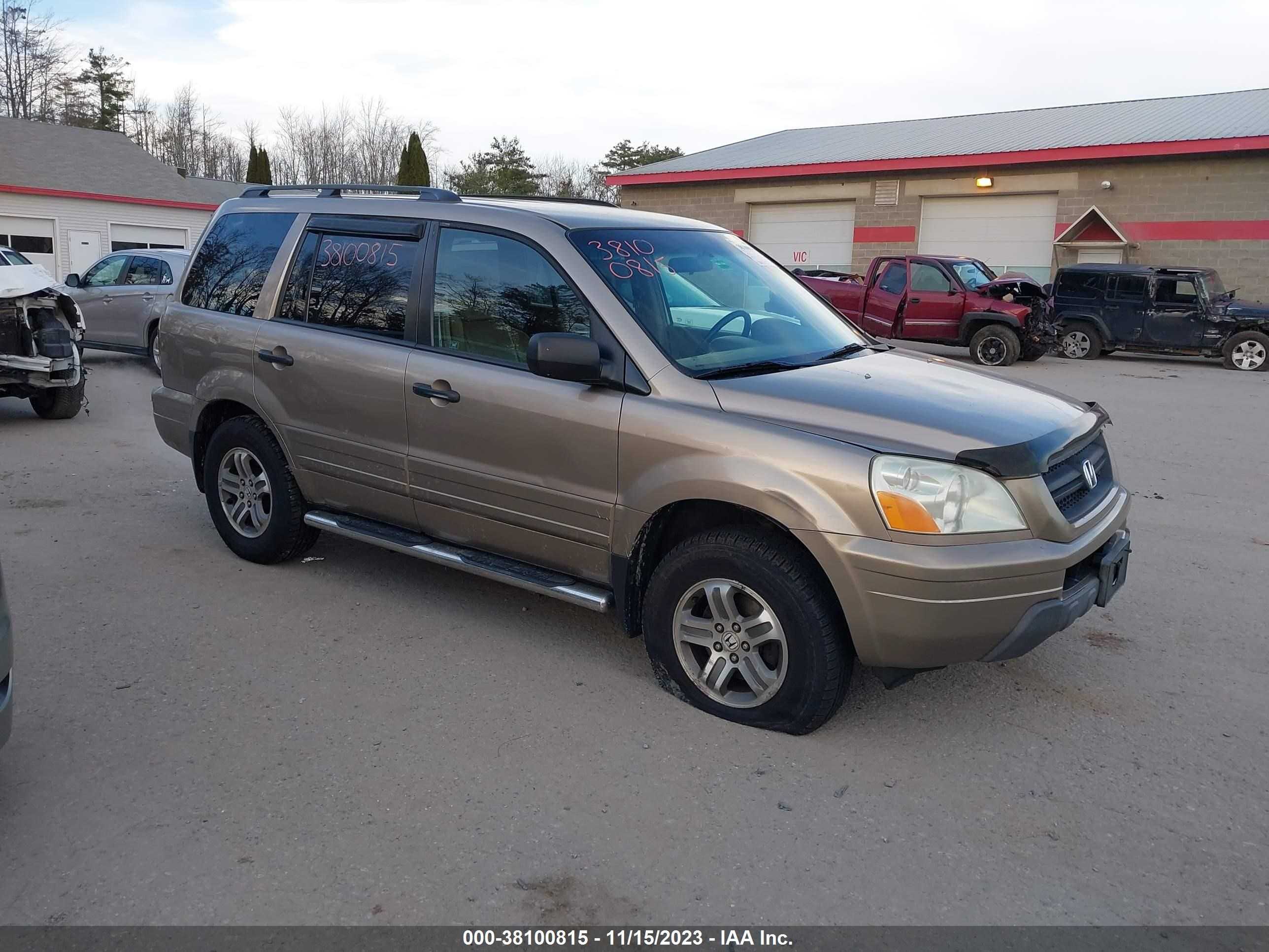 honda pilot 2004 2hkyf18604h535578